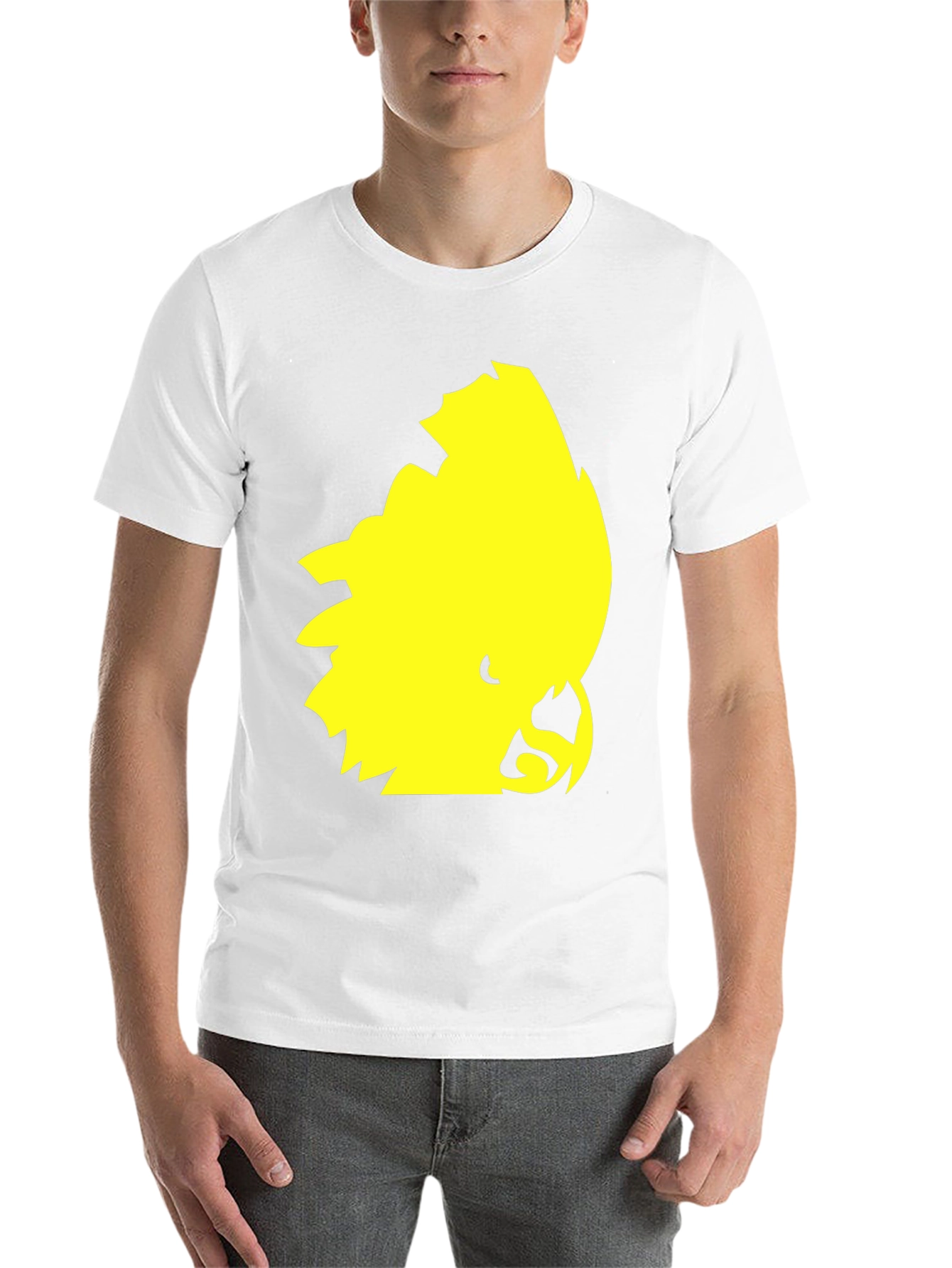 Black Graphic Tee - Bold Yellow Parrot Design view 14