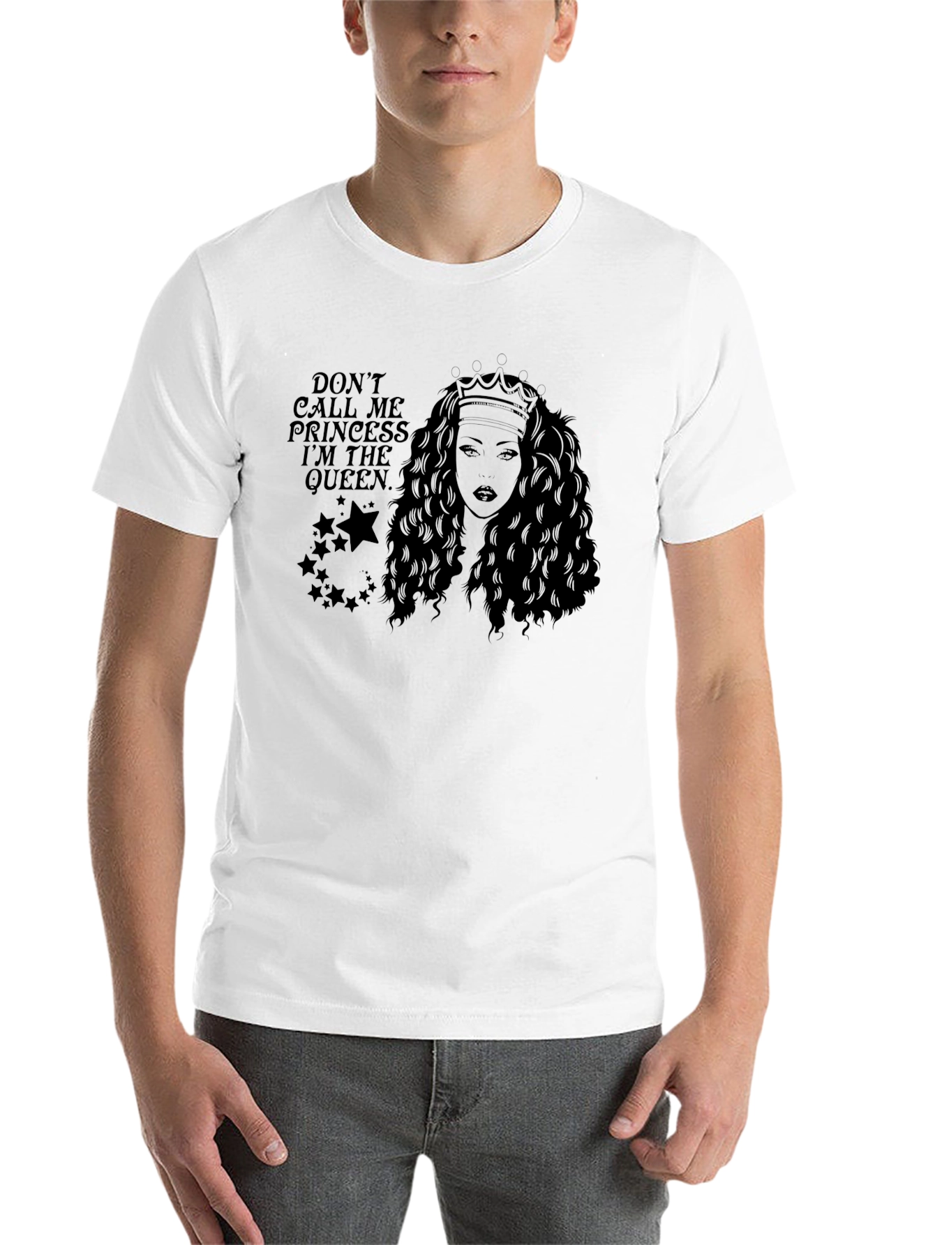 Black Queen Graphic T-Shirt - Black - Unisex view 14