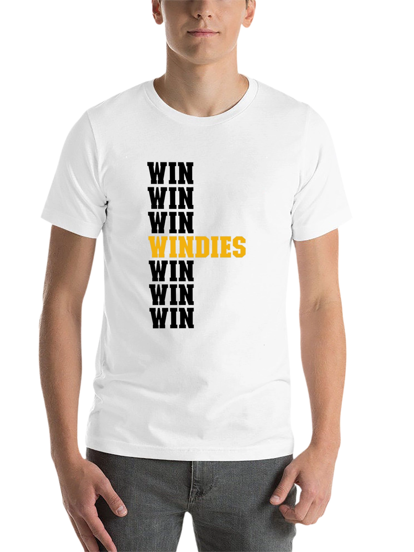 Black Win Windies T-Shirt Black view 14