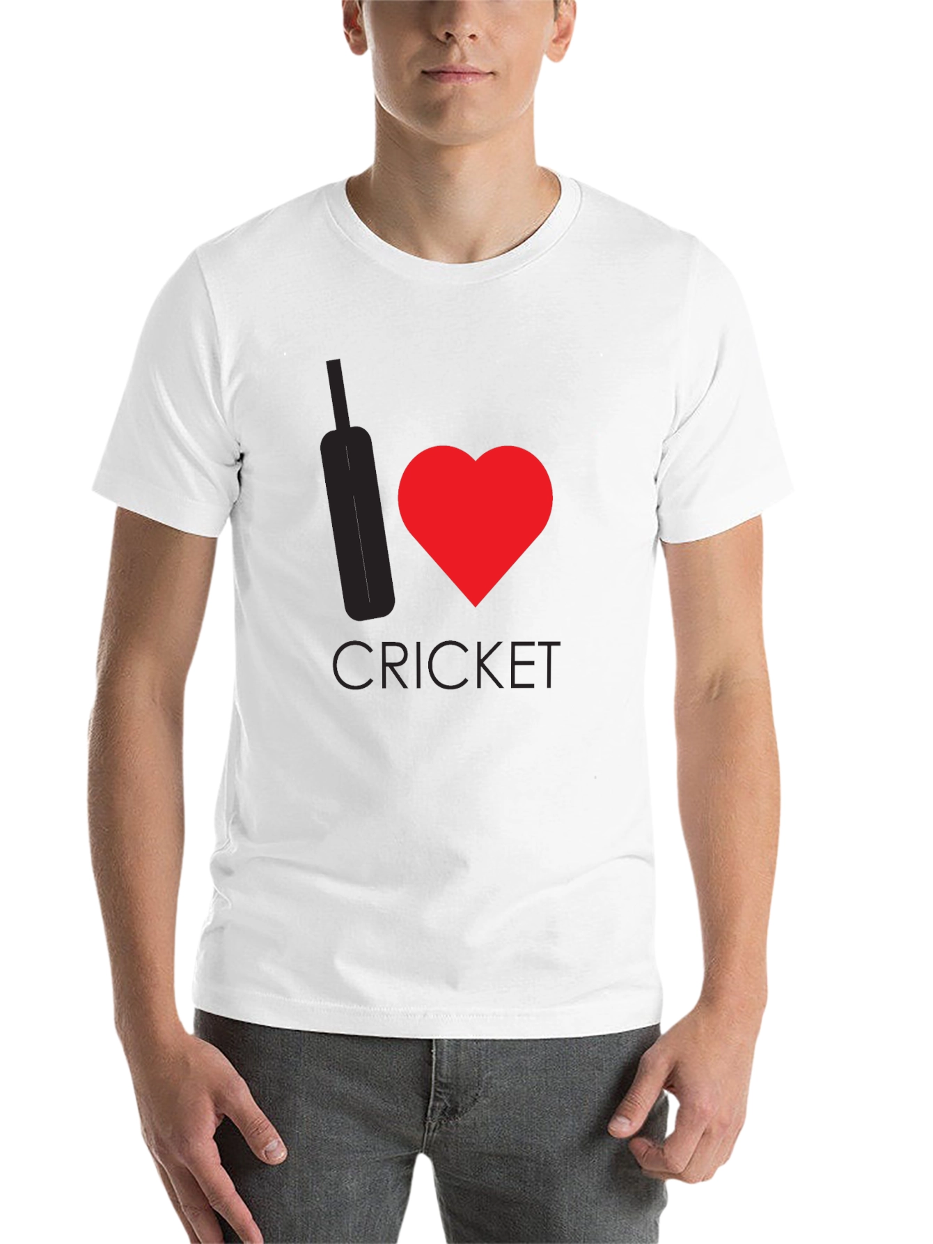 Black I Heart Cricket Black T-Shirt view 14