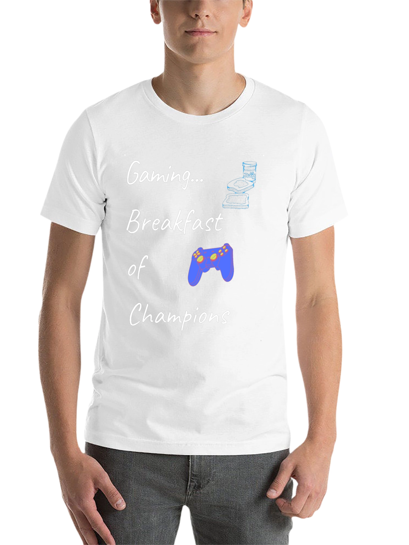 Black Gaming Breakfast Champions Tee view 14