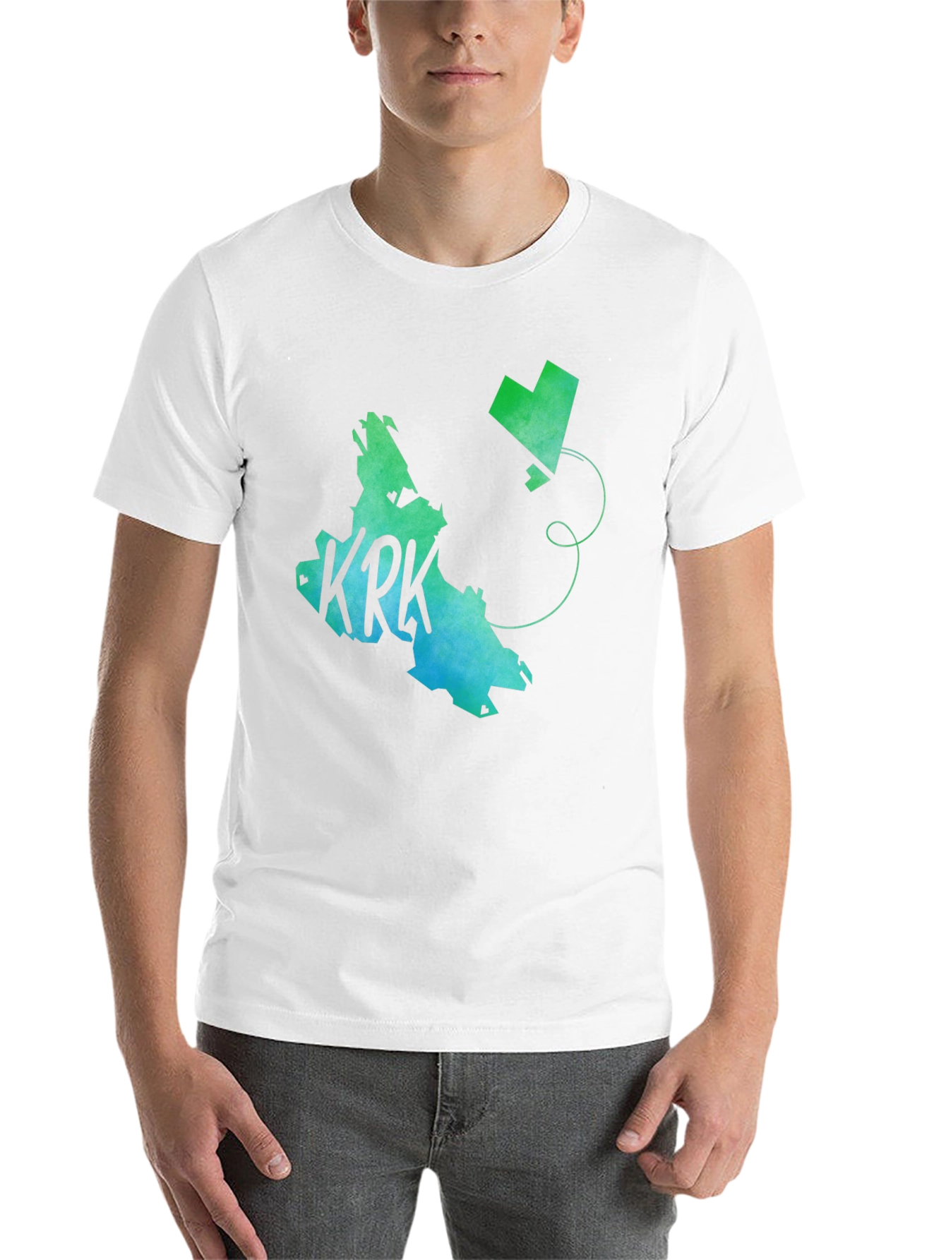 Black KRK Island Graphic Tee - Black Cotton T-Shirt view 14