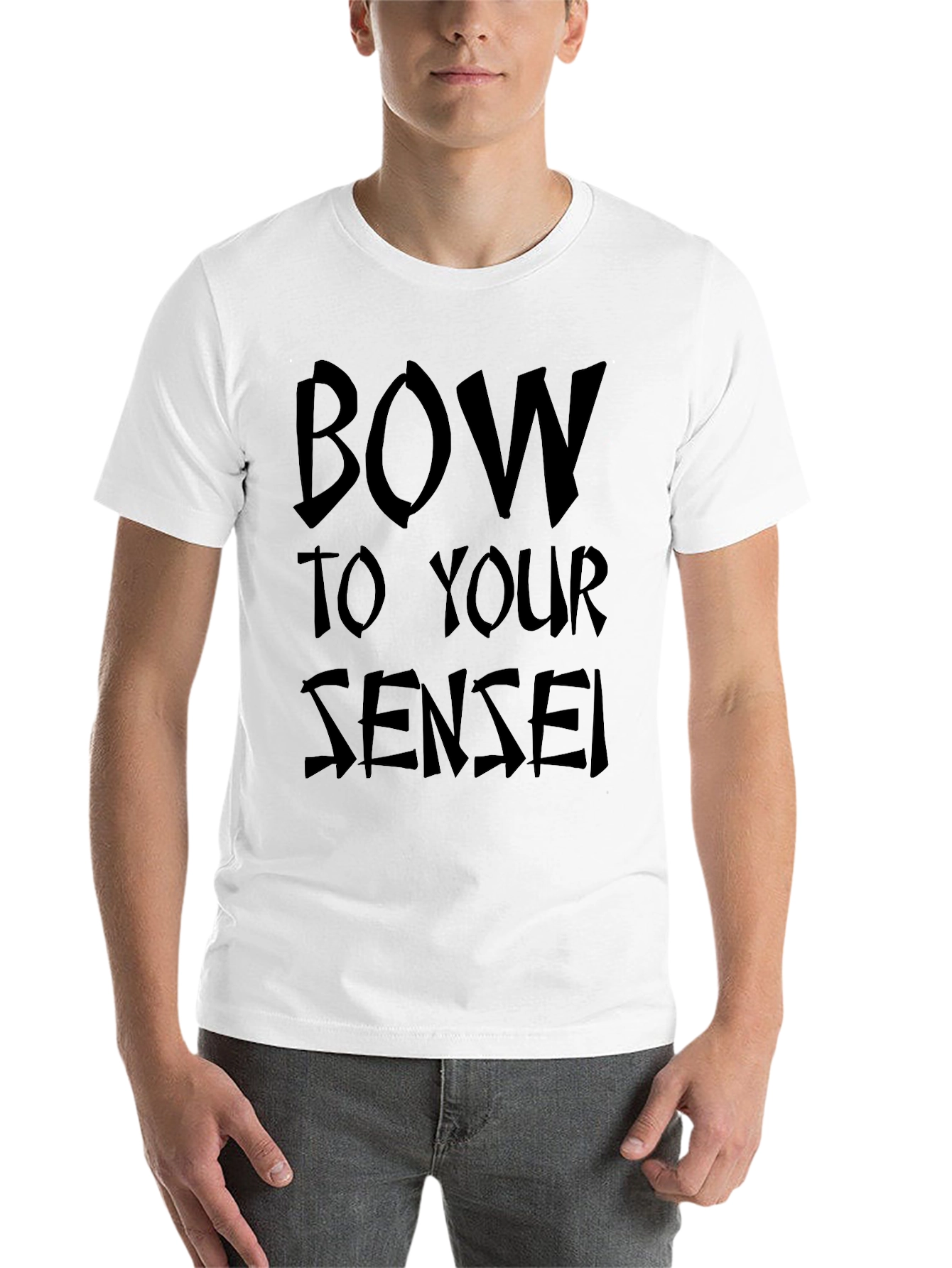 Black Bow to Your Sensei Graphic Tee - Black view 14