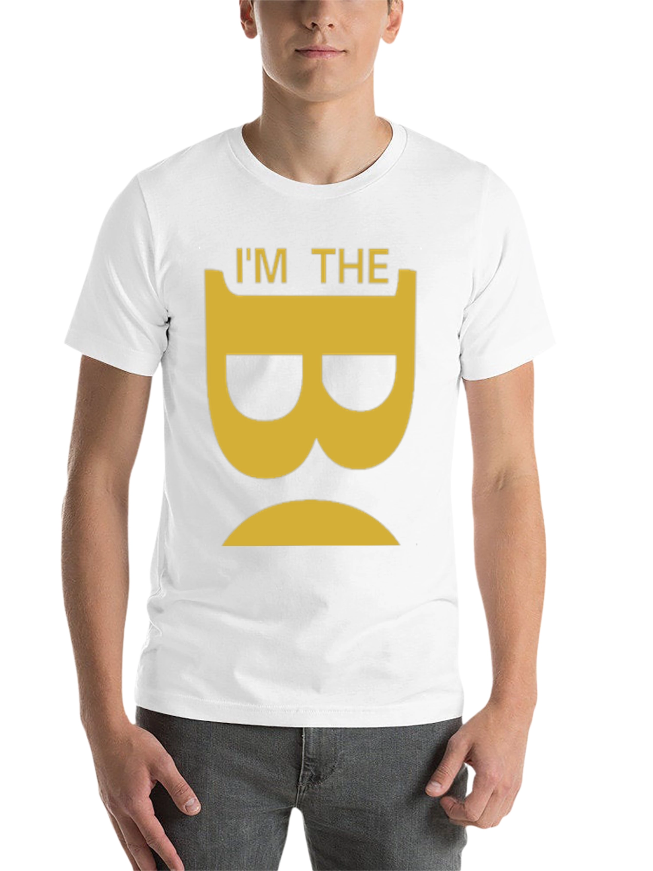 Black I'm The B Shirt - Funny Graphic Tee view 14