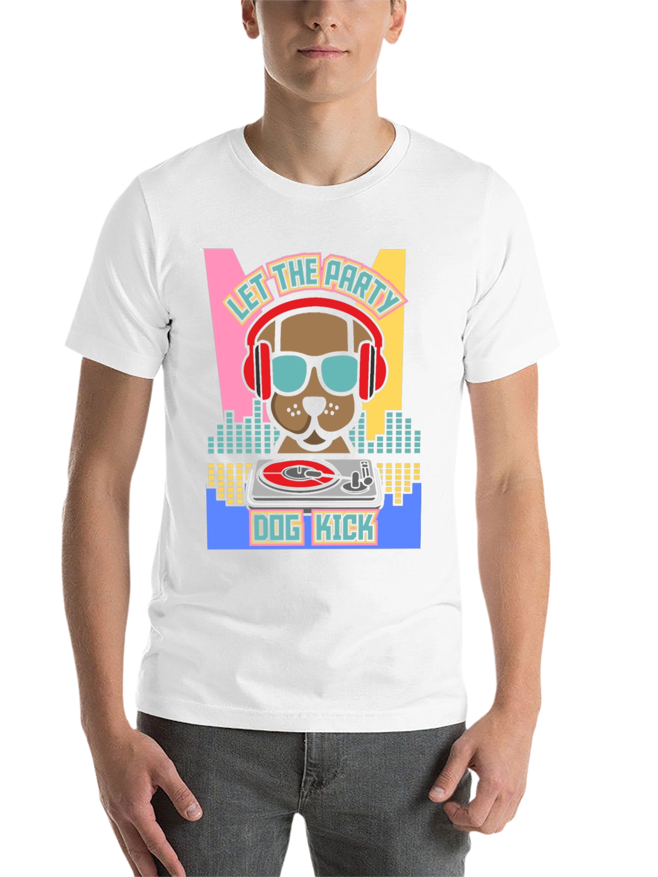 Black Dog Kick DJ T-Shirt view 14