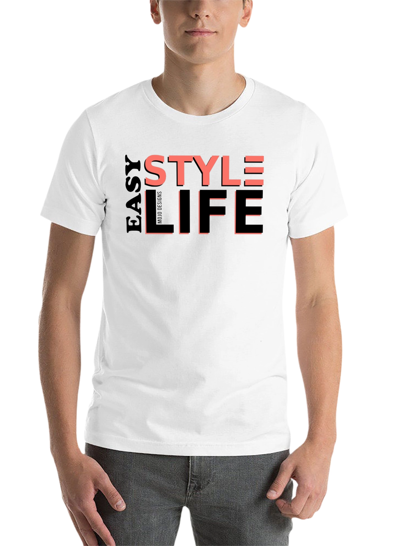 Black Easy Style Life Graphic Print Tee view 14