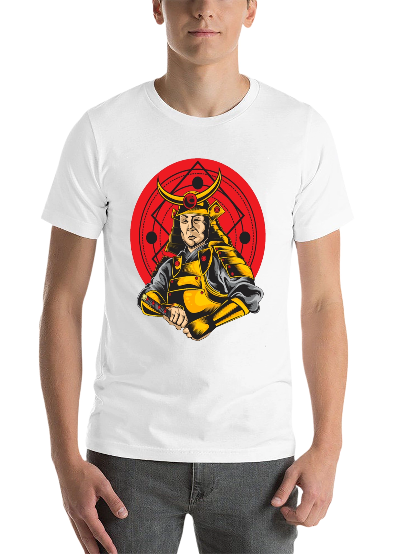 Black Samurai Warrior Graphic T-Shirt - Bold & Unique Design view 14