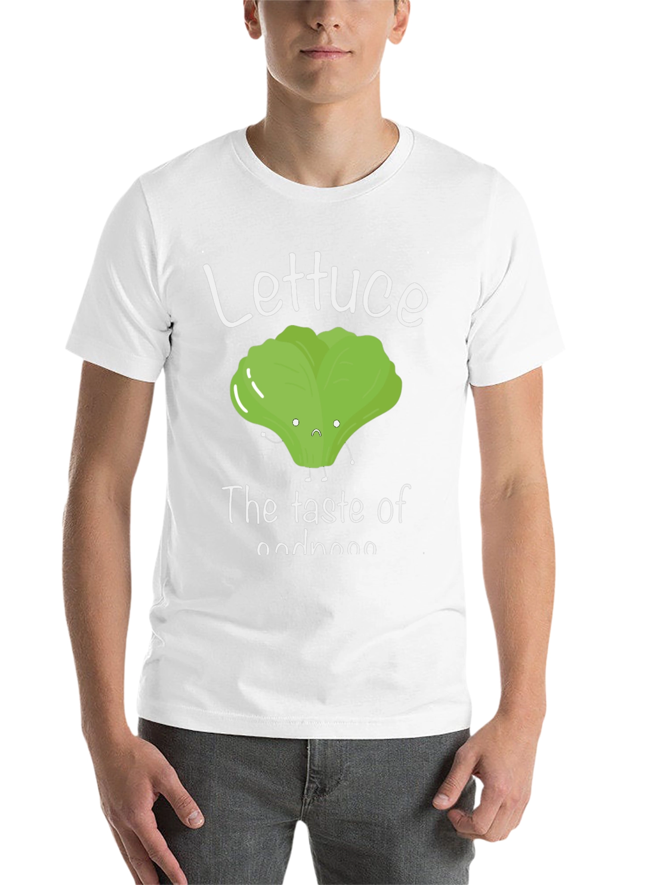 Black Lettuce 'The Taste of Goodness' Funny Graphic Tee view 14