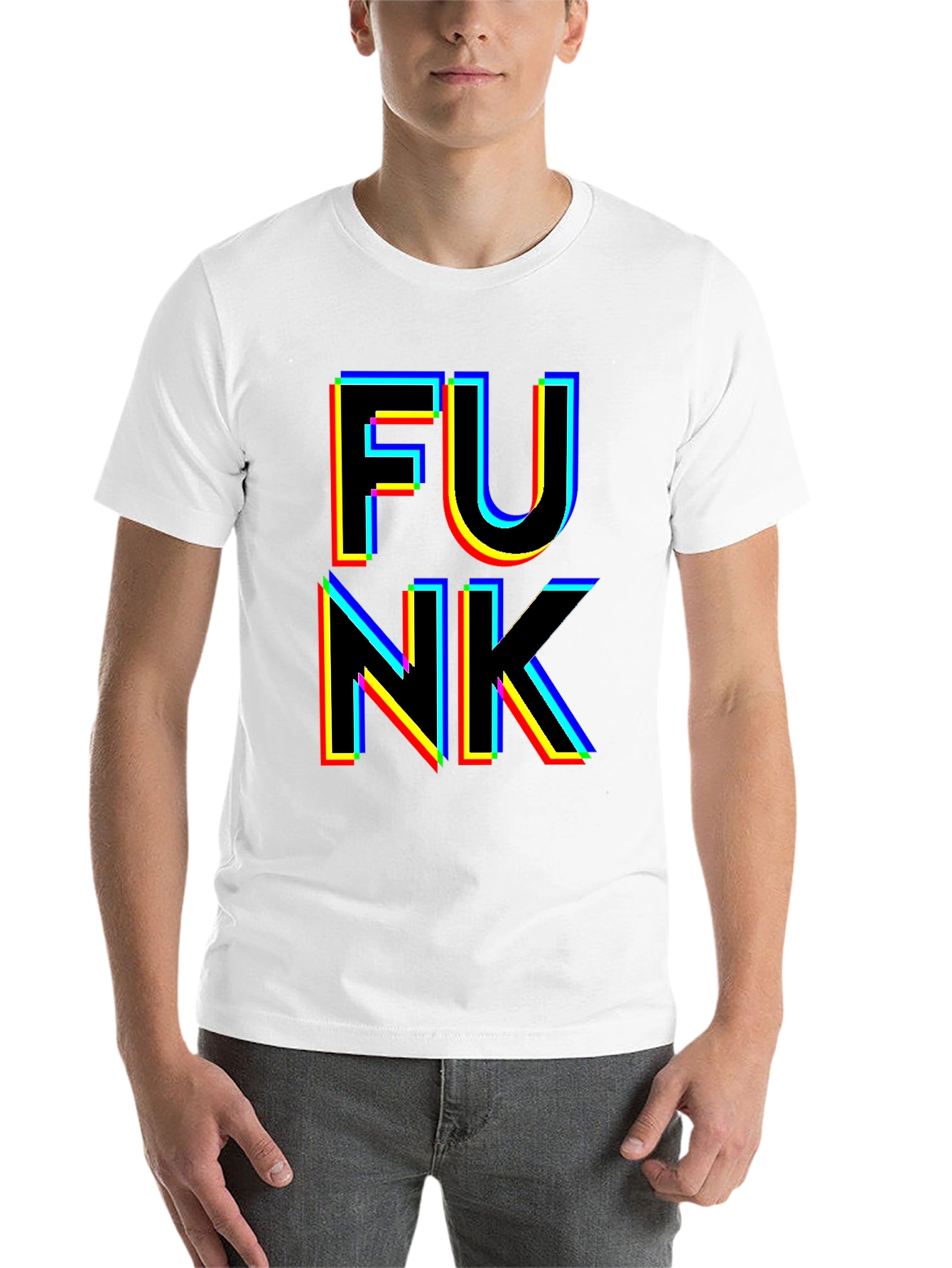 Black Retro Funk Graphic T-Shirt view 14