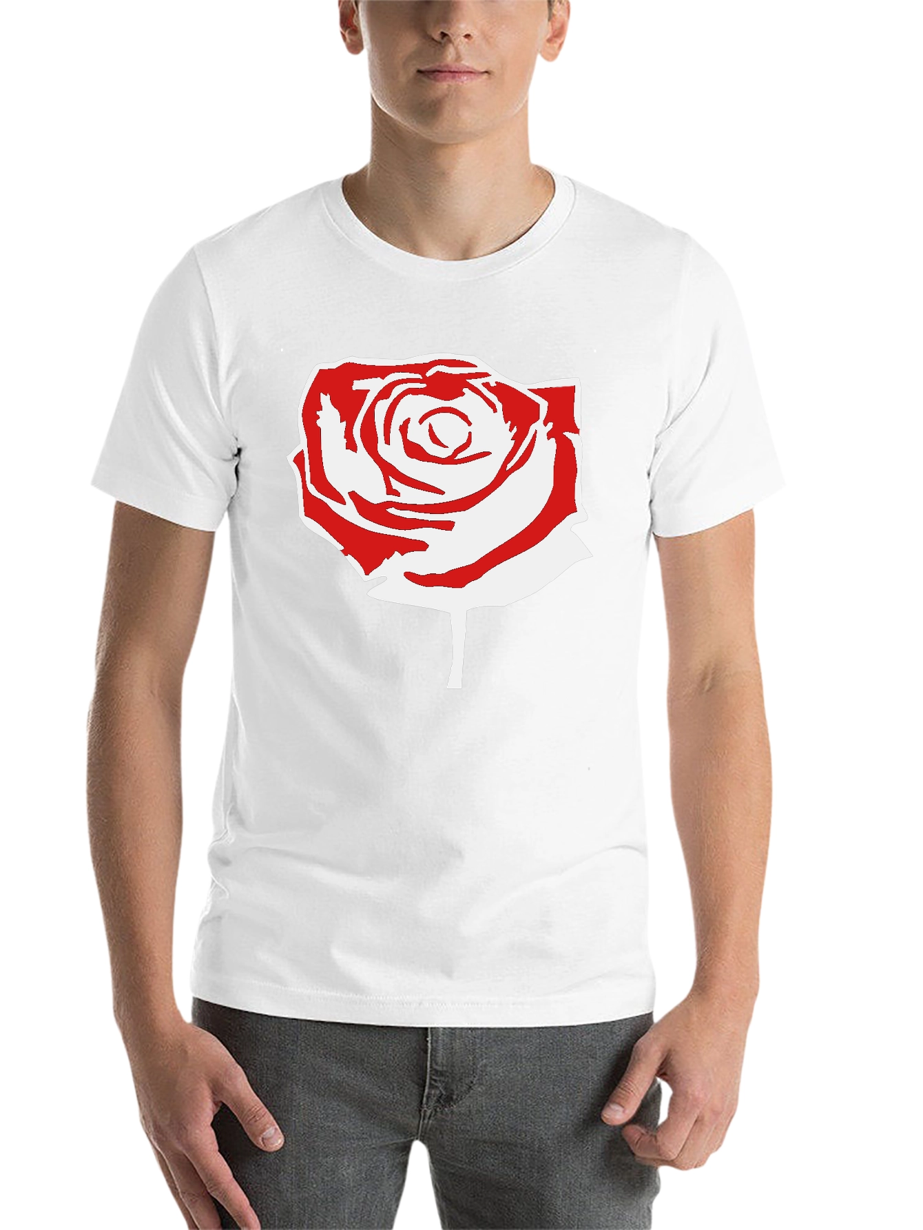 Black Rose Graphic Black T-Shirt view 14