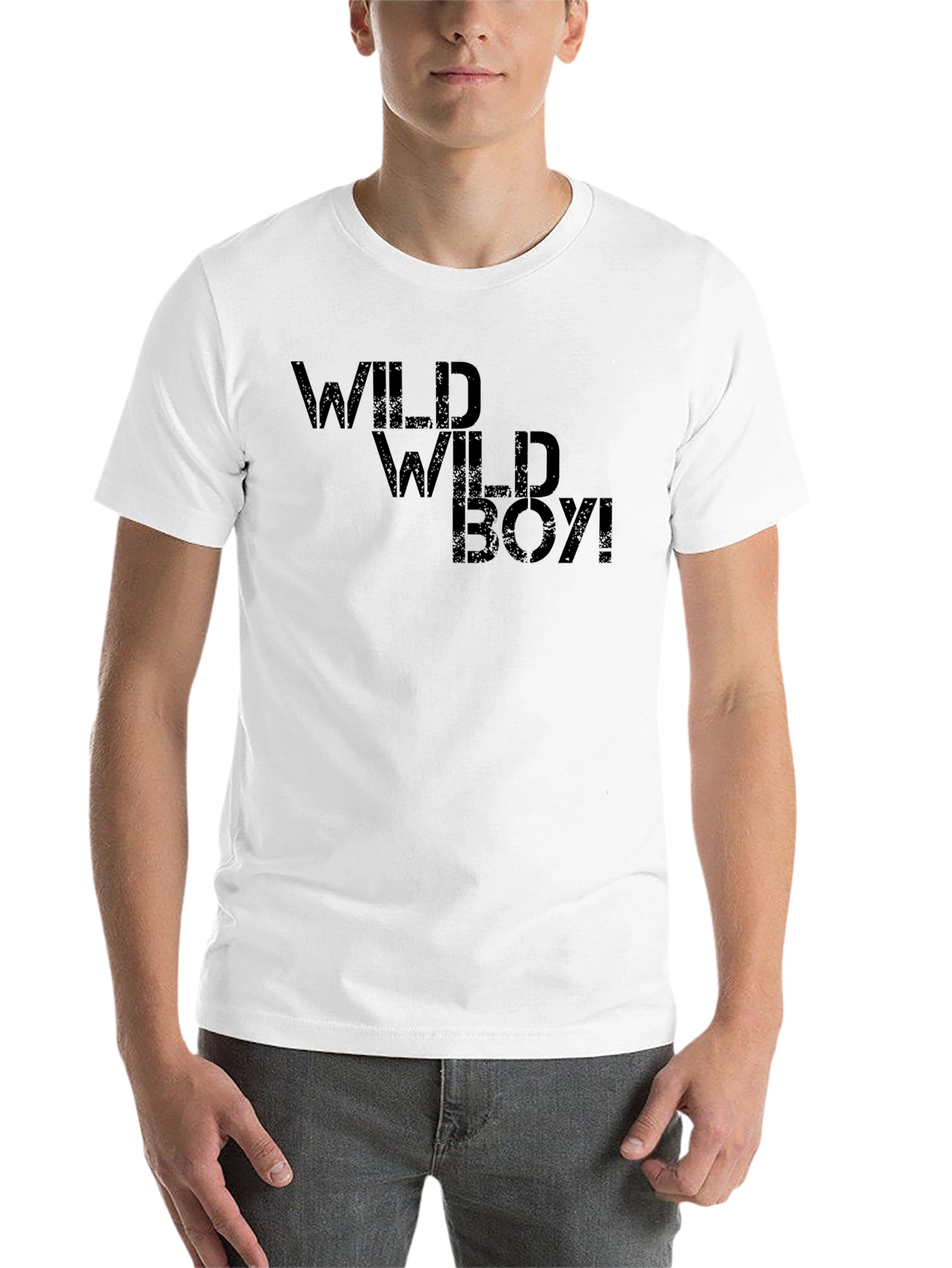 Black Wild Boy Graphic T-Shirt - Men's Black Tee view 14