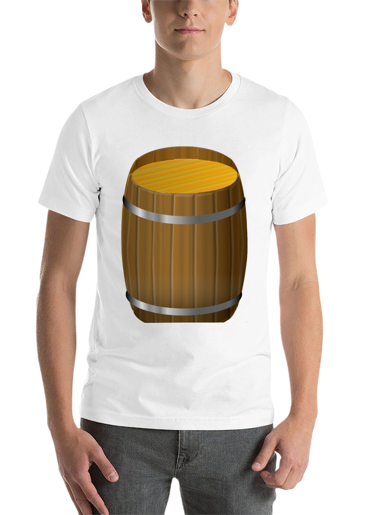 Black Novelty Barrel Graphic T-Shirt view 14