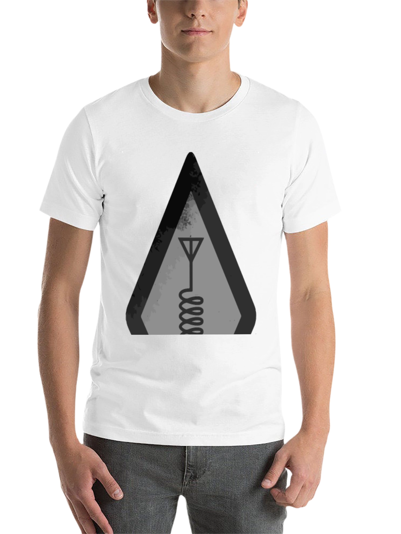 Black Antenna Graphic T-Shirt view 14
