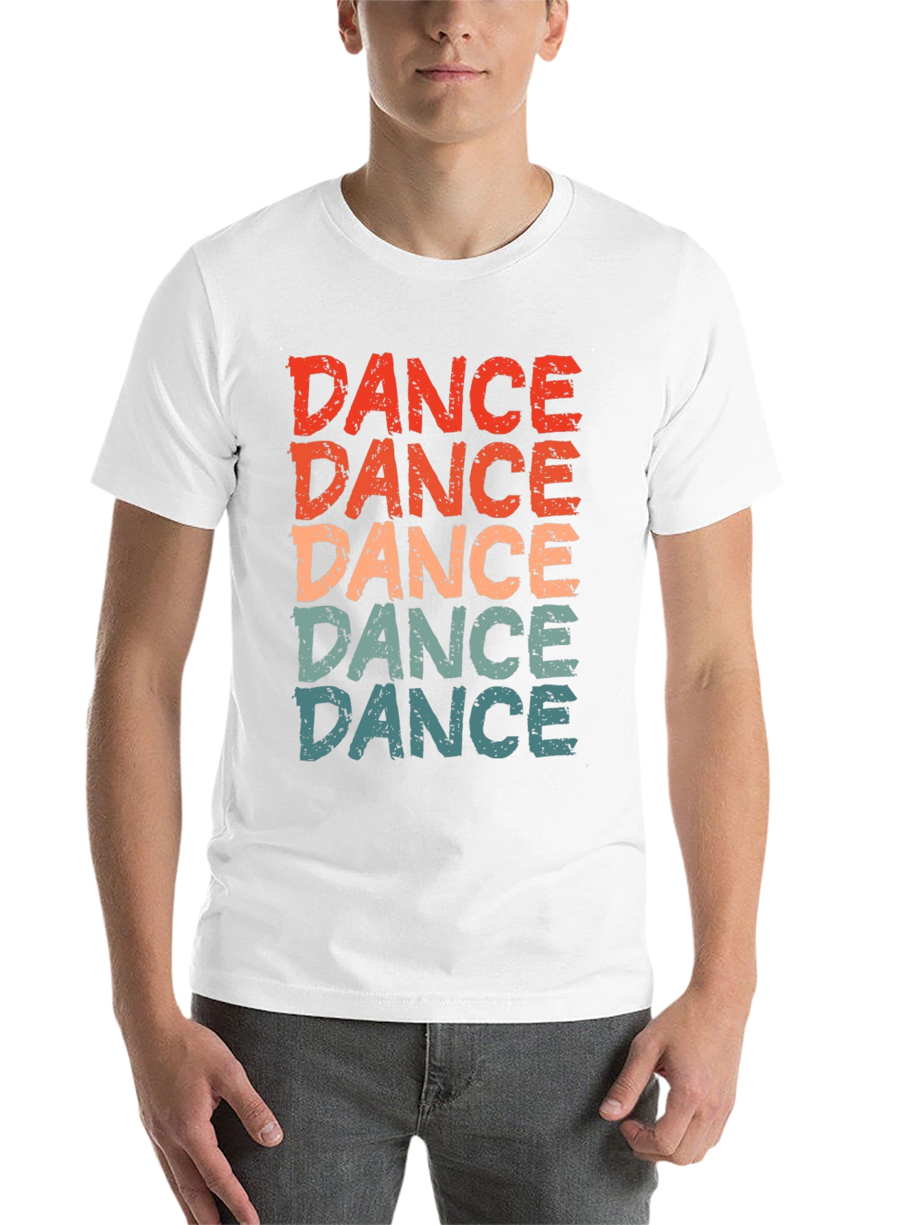 Black Retro "Dance" Graphic T-Shirt view 14