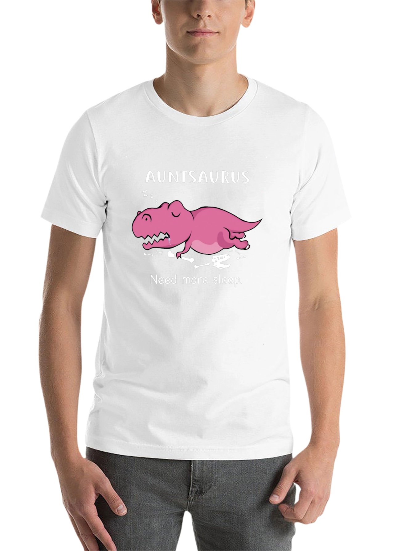Black Auntsaurus T-Shirt - Need More Sleep Tee view 14