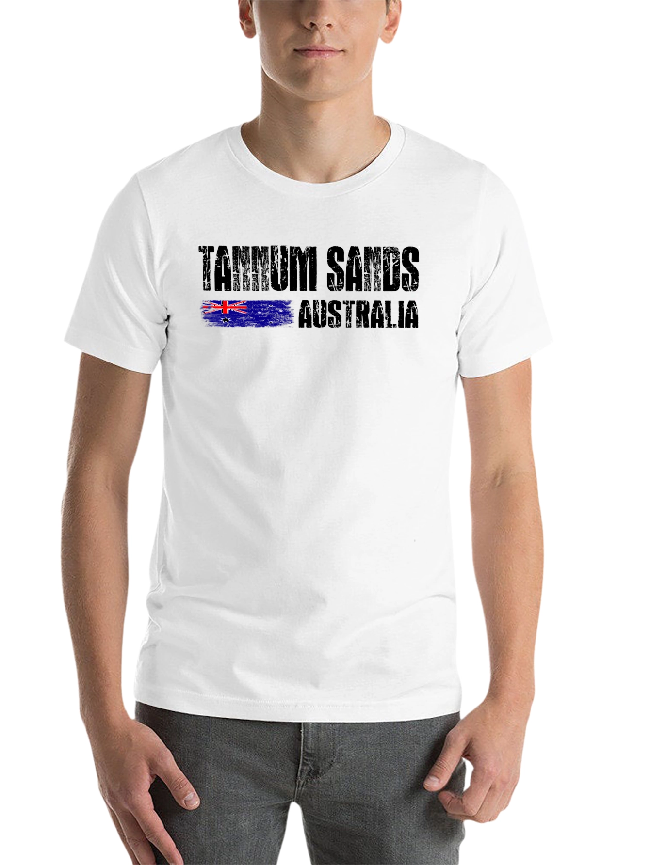 Black Tannum Sands Australia Tee - Black Graphic T-Shirt view 14