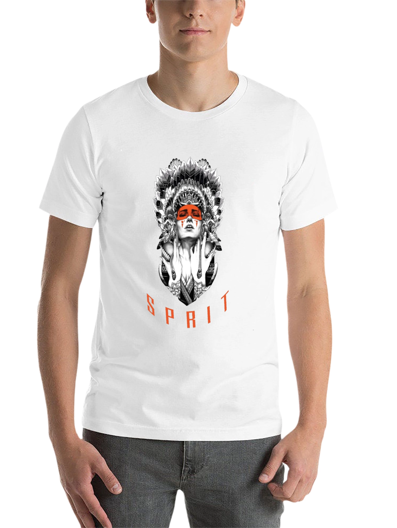 Black Spirit Graphic T-Shirt - Artistic Menswear view 14