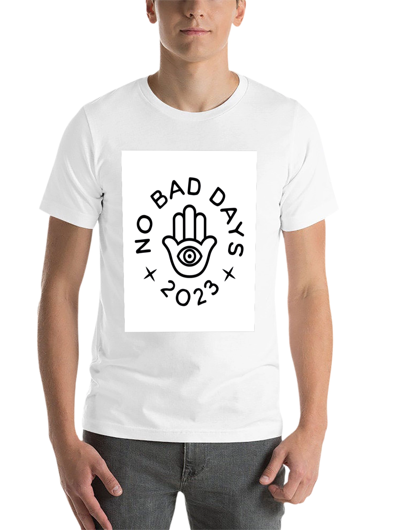 Black No Bad Days 2023 Graphic Tee view 14