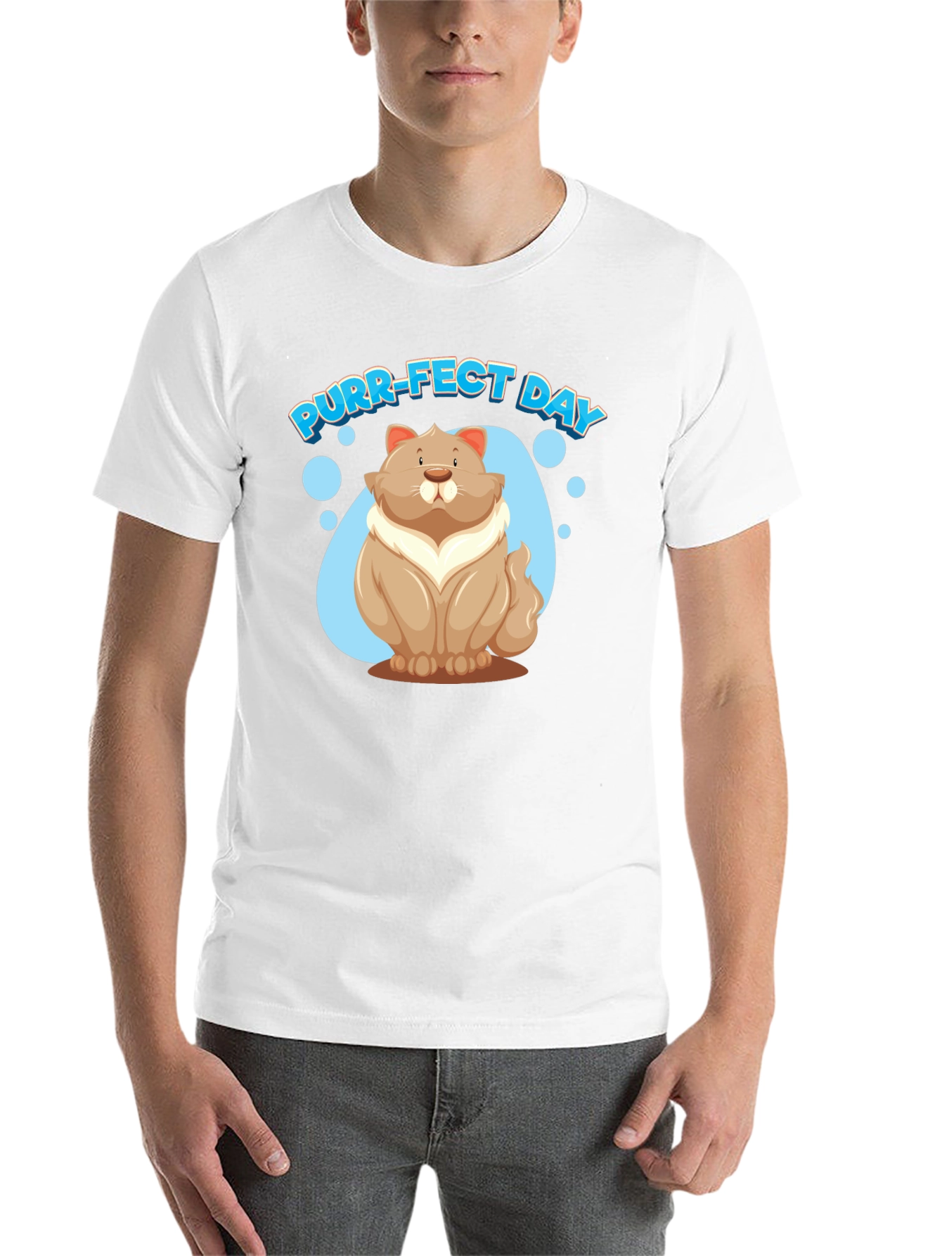 Black Purr-fect Day Cat T-Shirt view 14