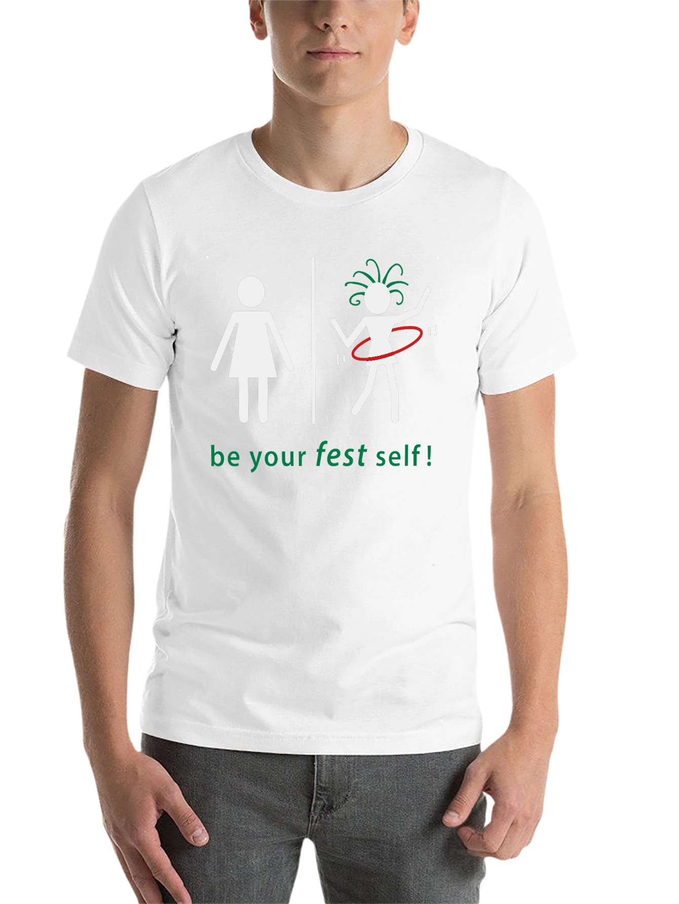 Black Be Your Fest Self Graphic Tee view 14