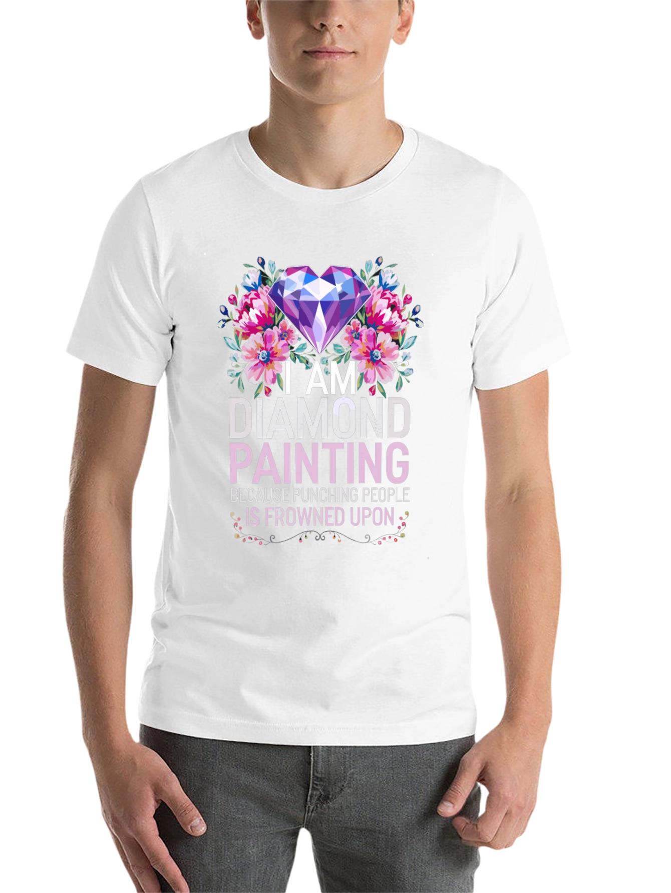 Black Diamond Painting Hobby T-Shirt view 14