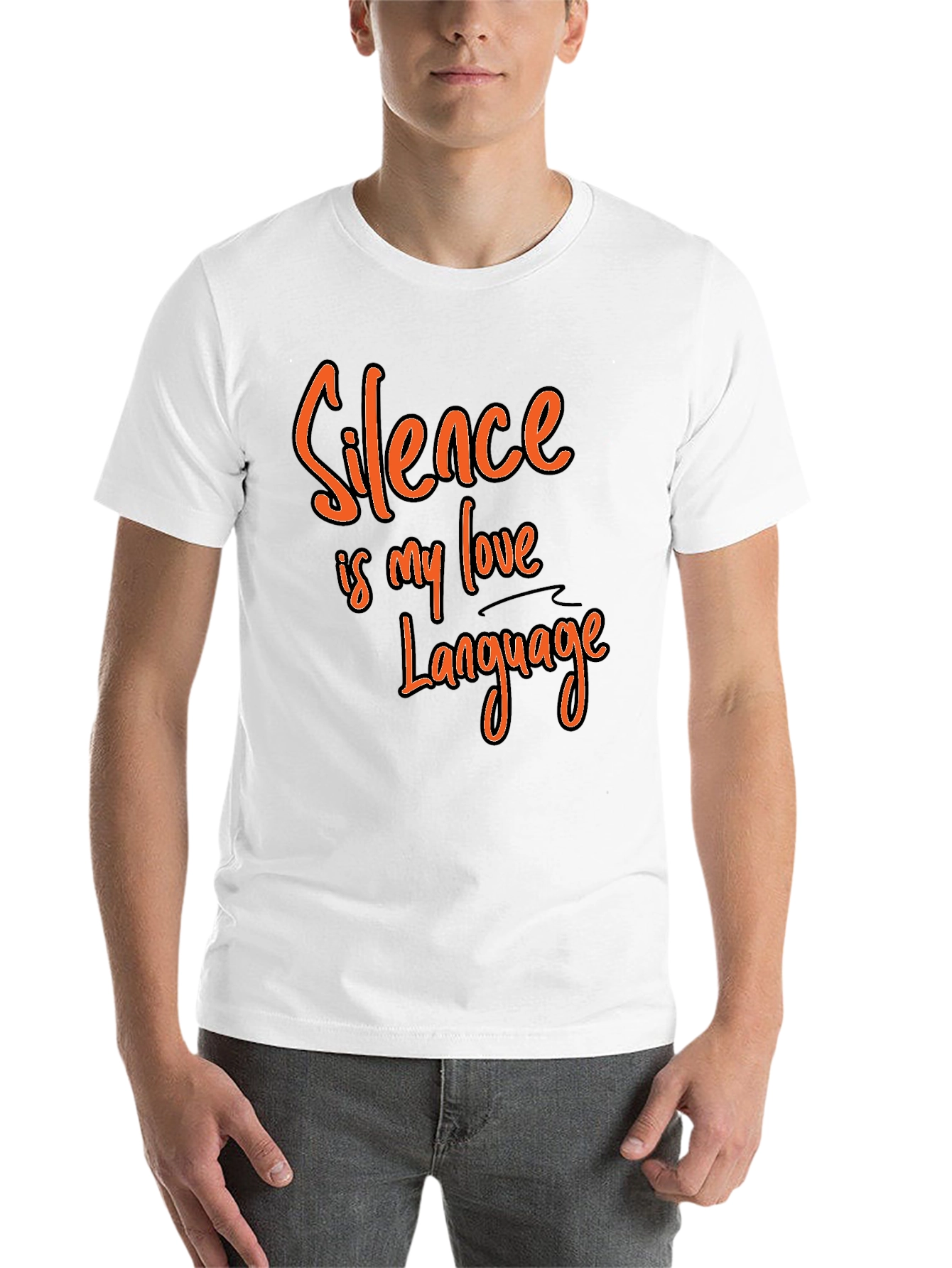 Black Silence is My Love Language Graphic Tee view 14