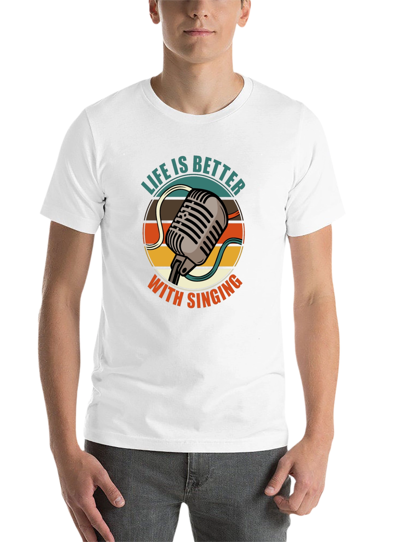 Black Life is Better with Singing Graphic Tee view 14
