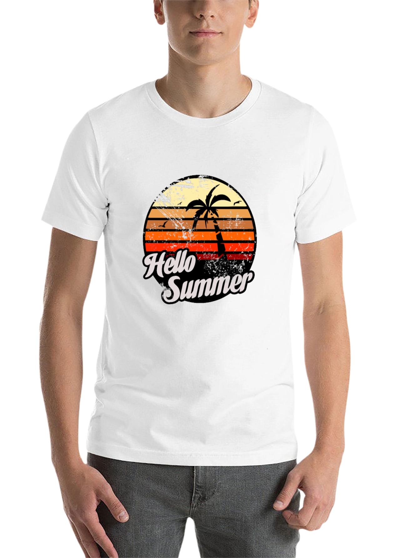 Black Hello Summer Graphic Tee view 14