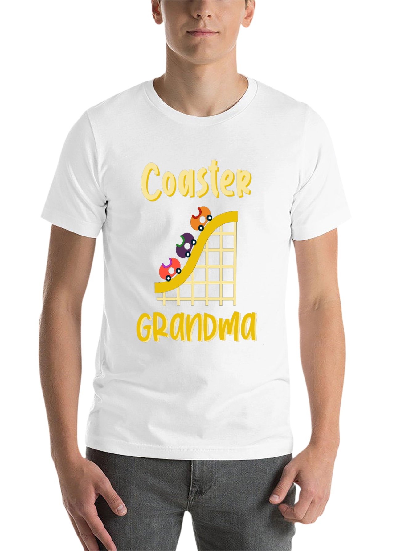 Black Coaster Grandma Black T-Shirt view 14