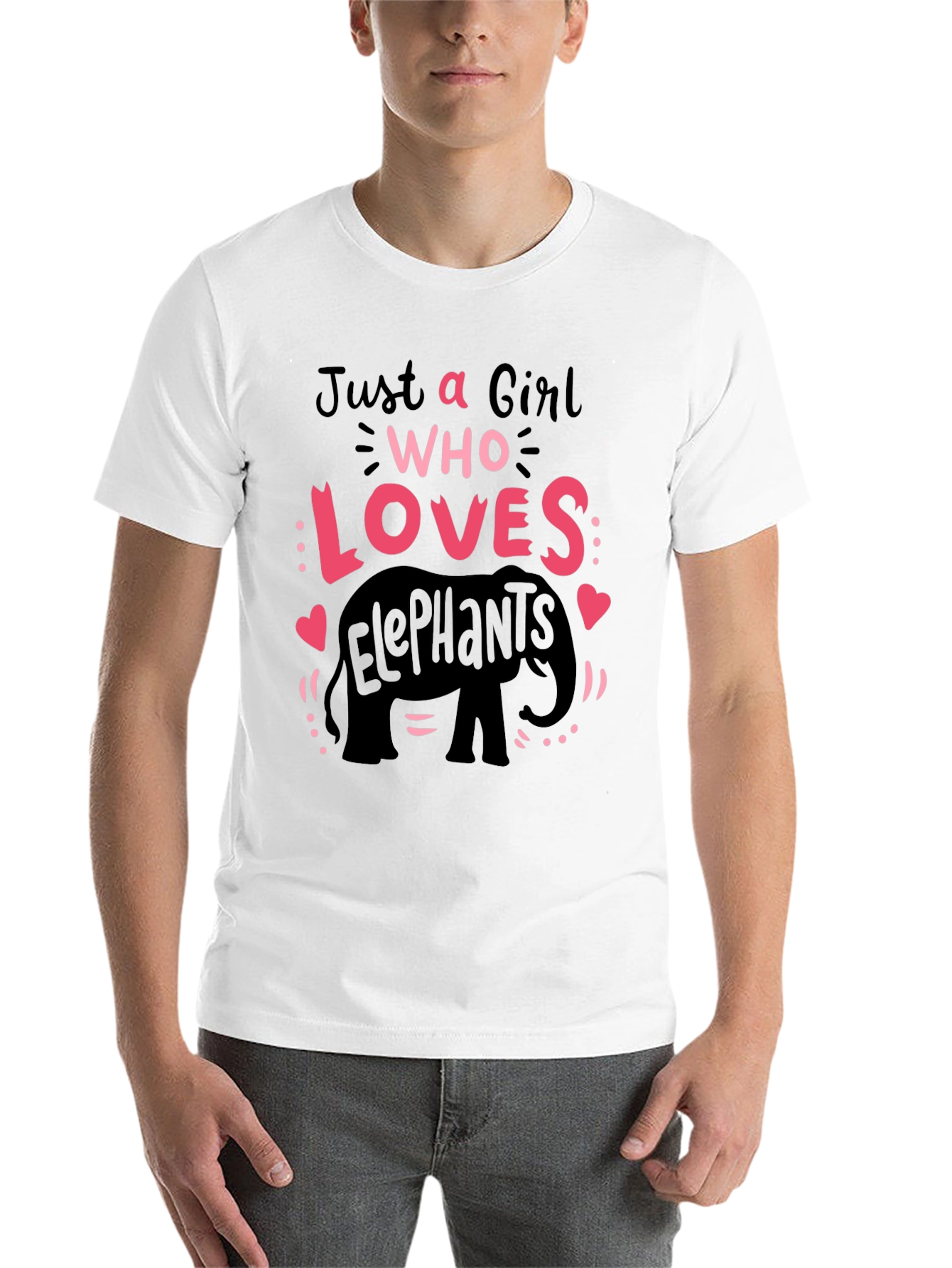 Black Girl Who Loves Elephants T-Shirt Cute Animal Tee view 14