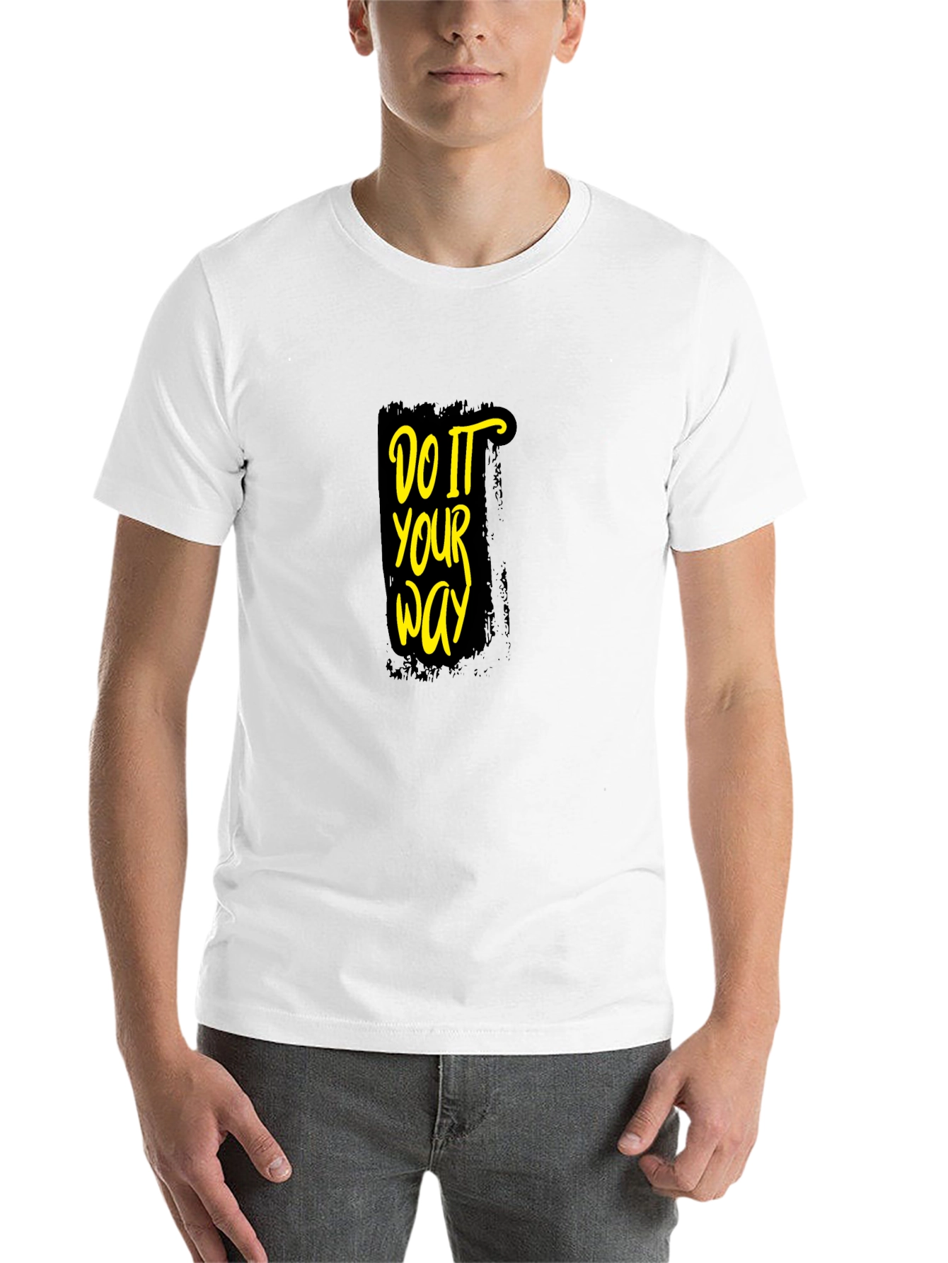 Black Black T-Shirt - Do It Your Way Graphic Tee view 14