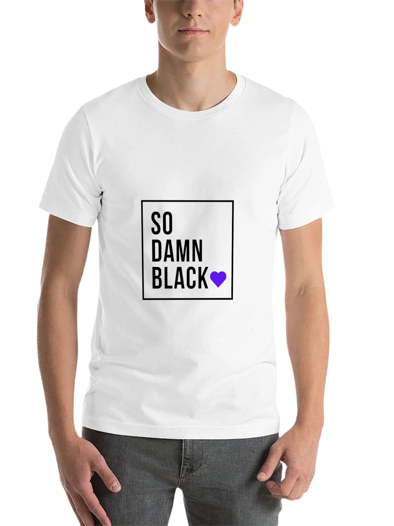 Black So Damn Black Graphic Tee view 14