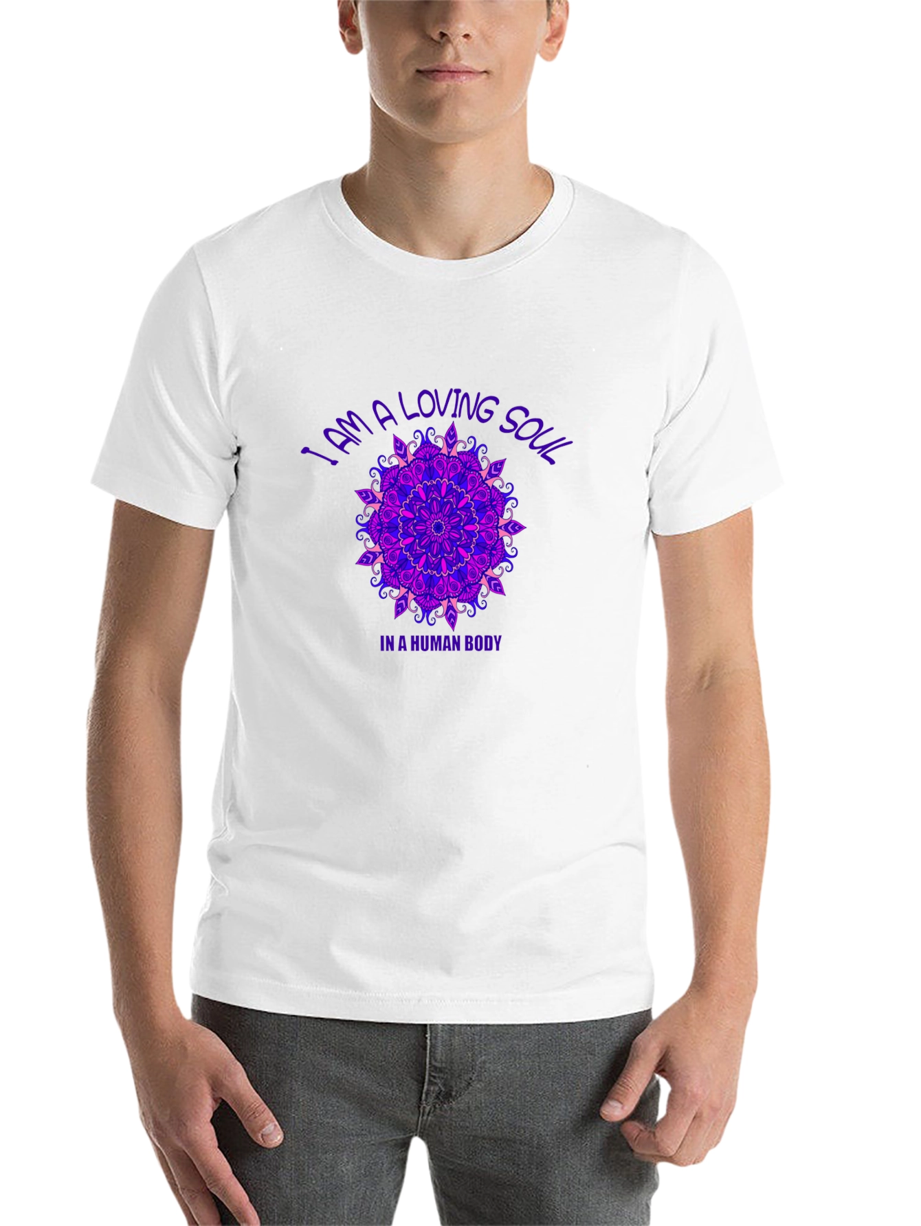 Black Loving Soul Mandala Graphic T-Shirt view 14