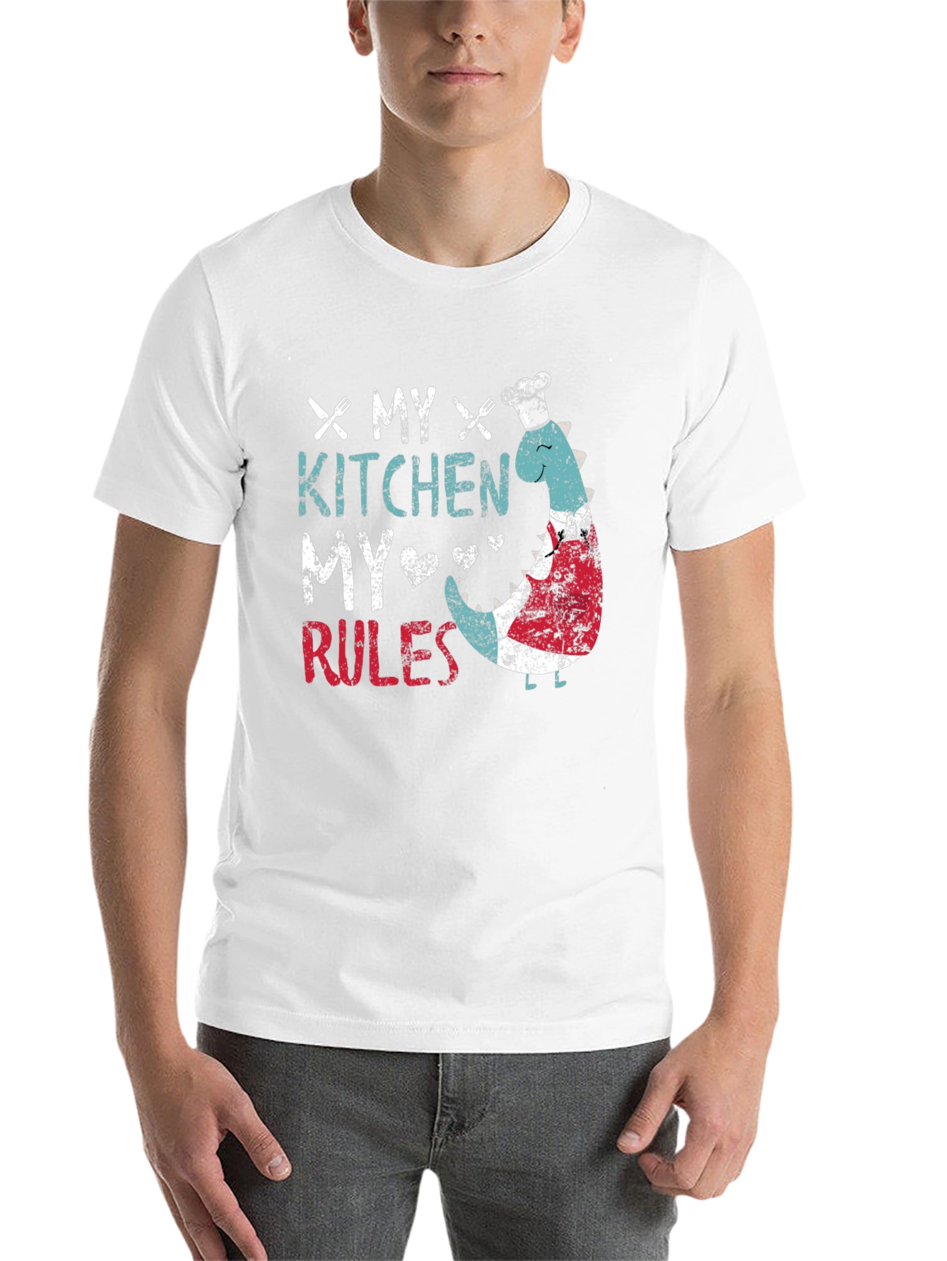 Black My Kitchen My Rules T-Shirt view 14
