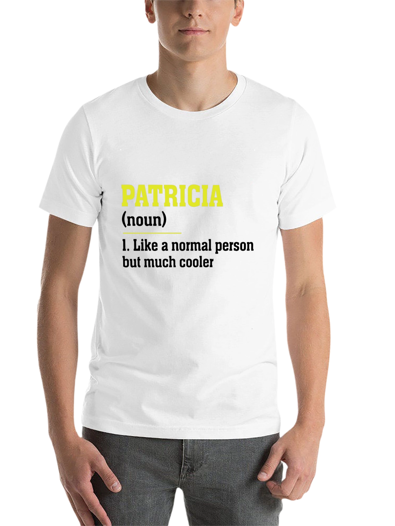 Black Patricia Definition Black T-Shirt Funny Personalized Name Tee view 14
