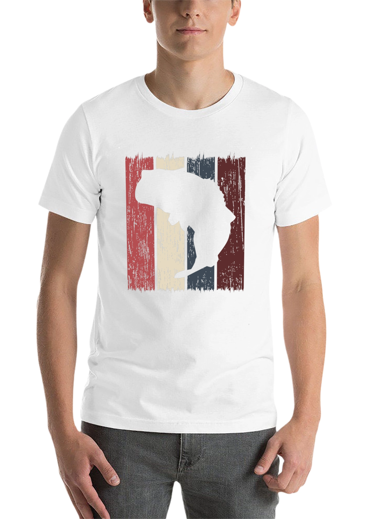 Black Retro Bass Fishing T-Shirt - Vintage Angler Style view 14