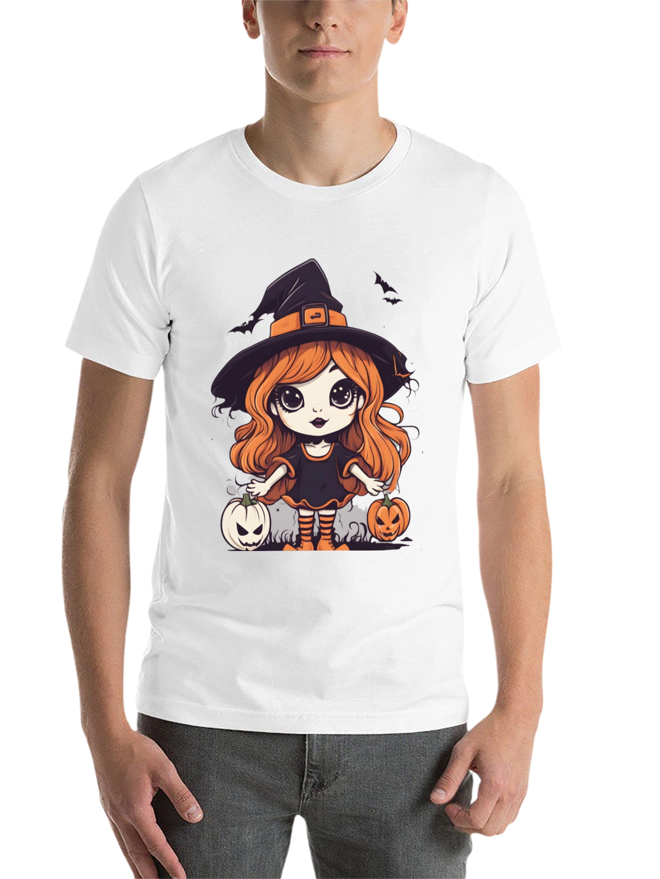 Black Halloween Witch T-Shirt view 14