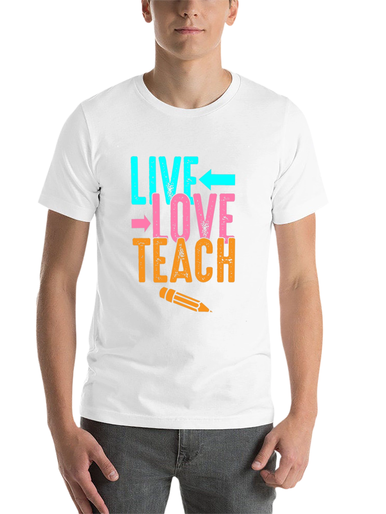 Black Live Love Teach T-Shirt - Teacher Appreciation Gift view 14