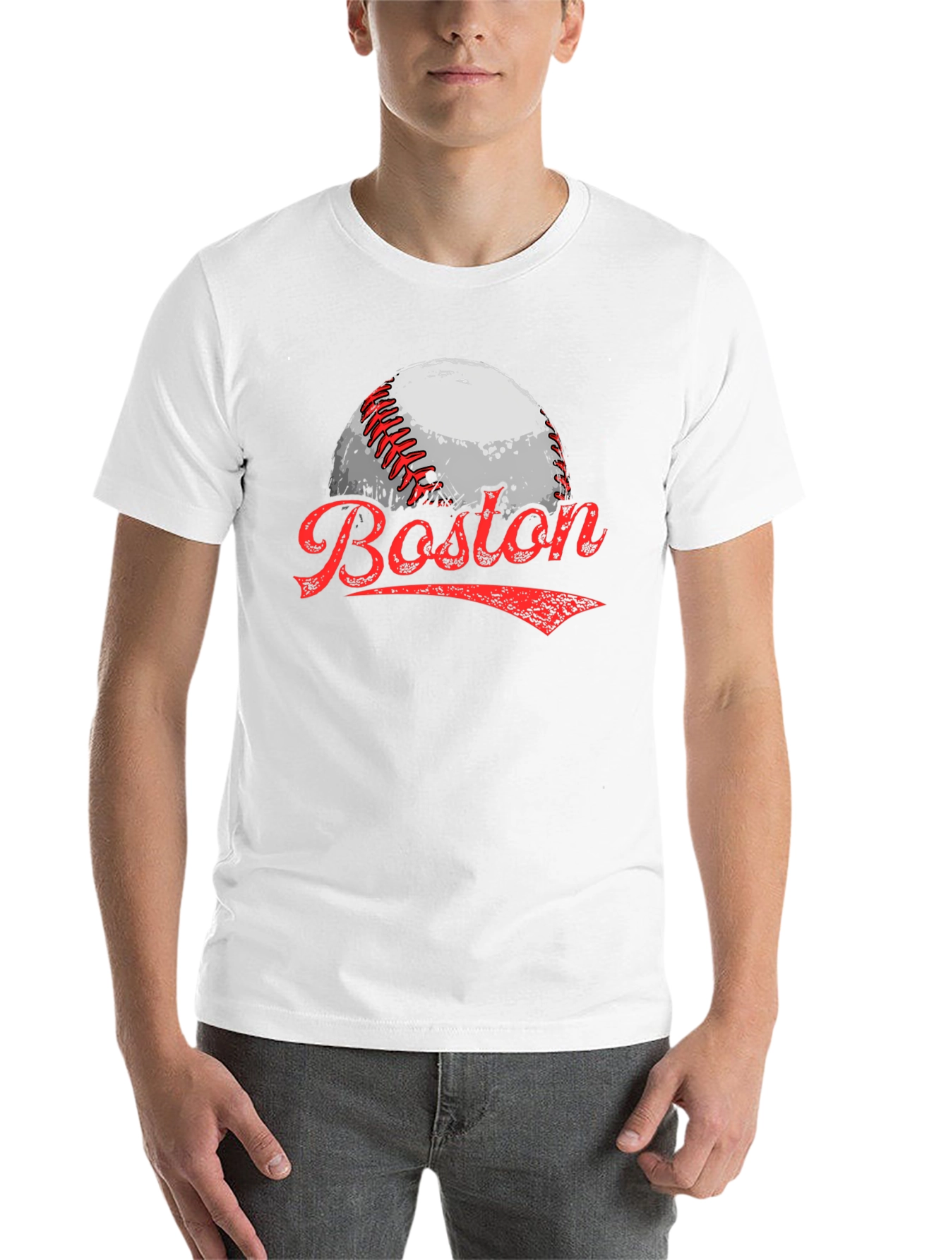 Black Boston Baseball Graphic Tee view 14
