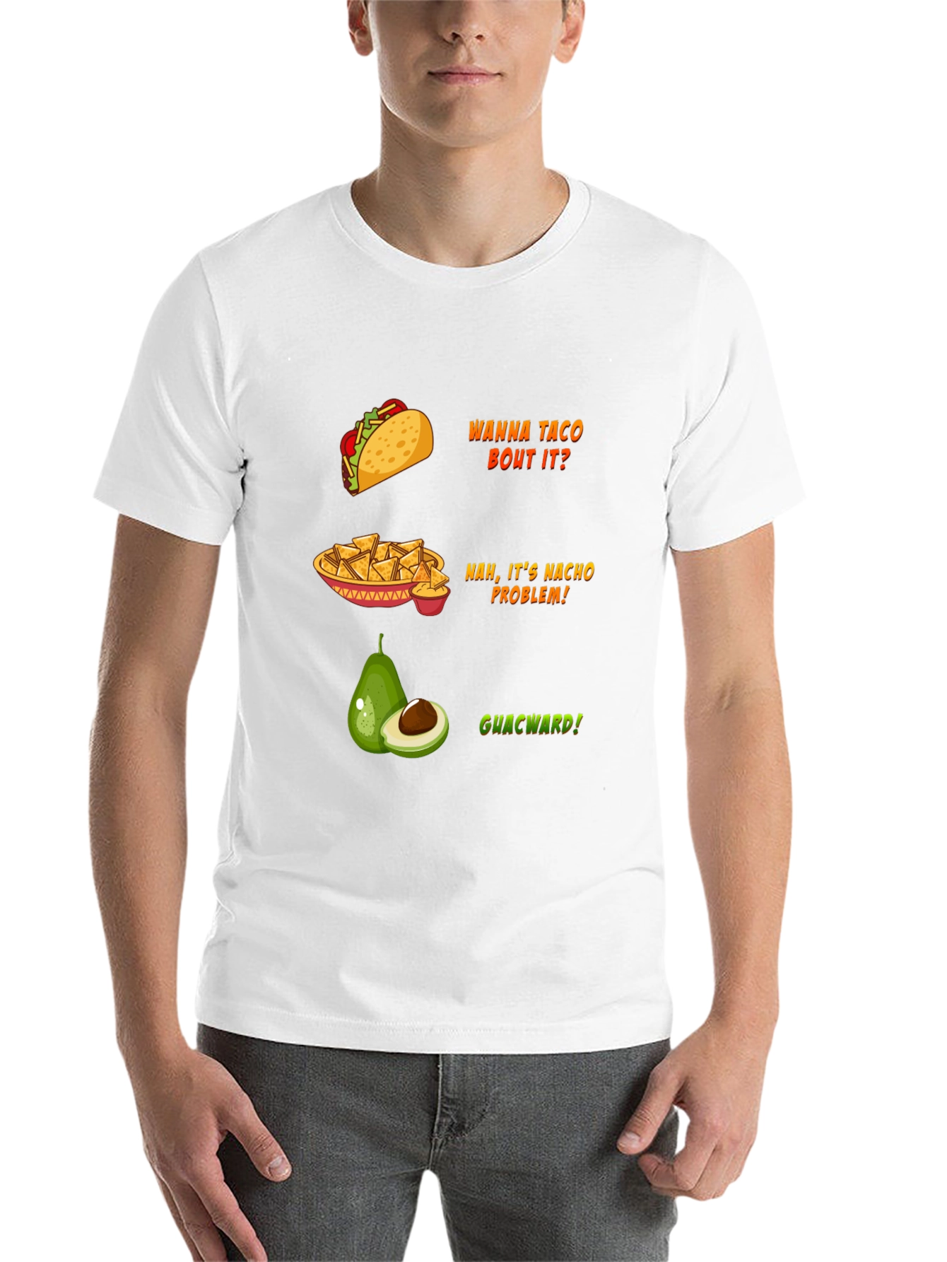 Black Funny Food Puns Black T-Shirt view 14