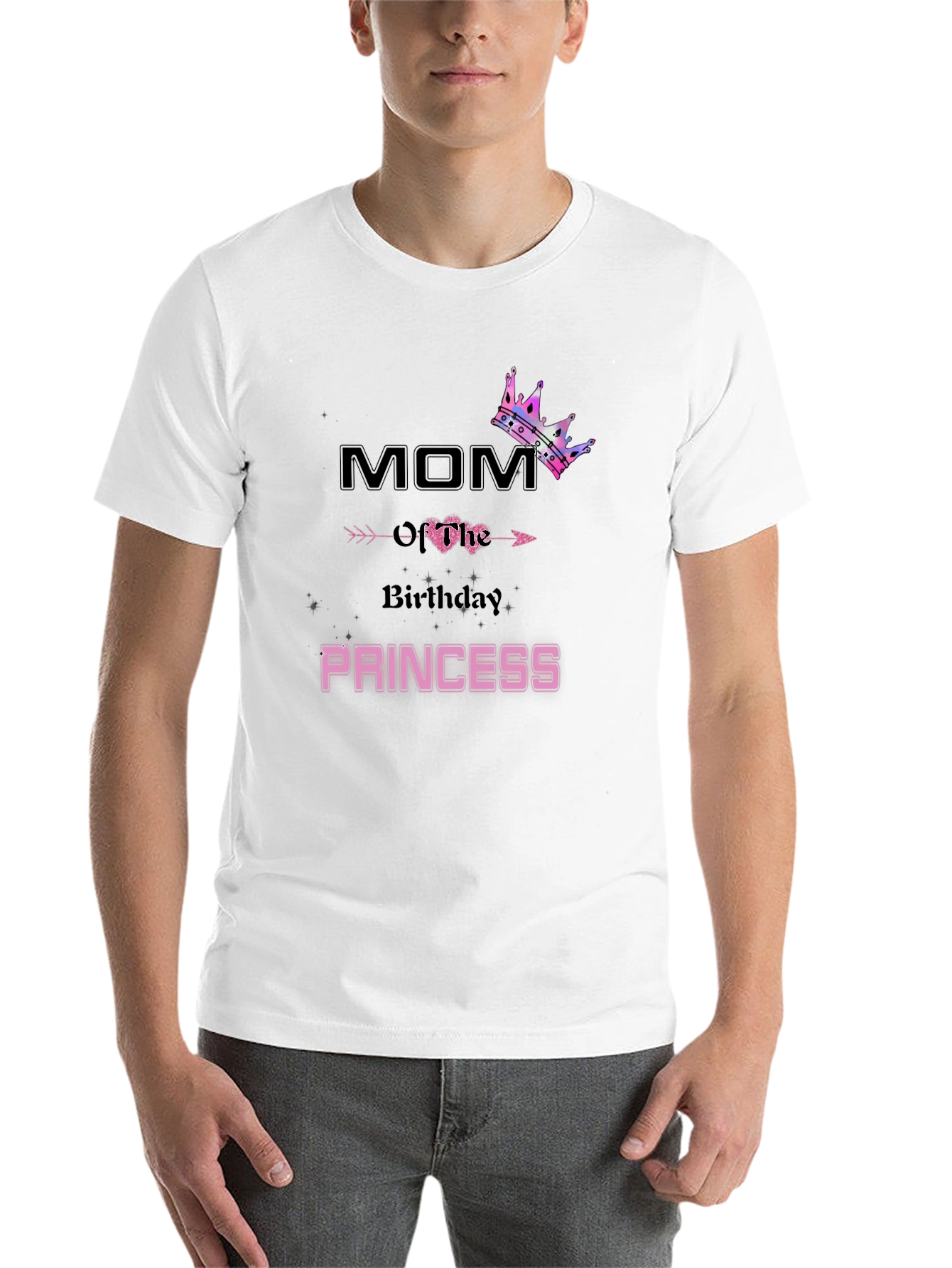 Black Mom Birthday Princess T-Shirt view 14