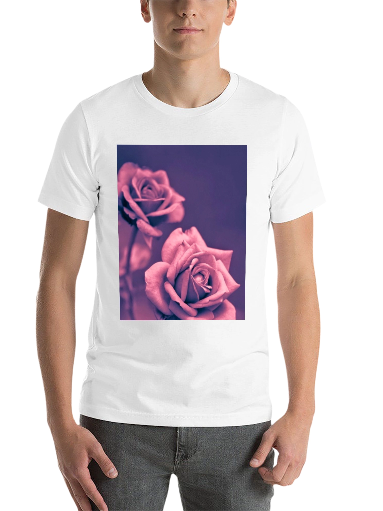 Black Rose Graphic Black T-Shirt view 14