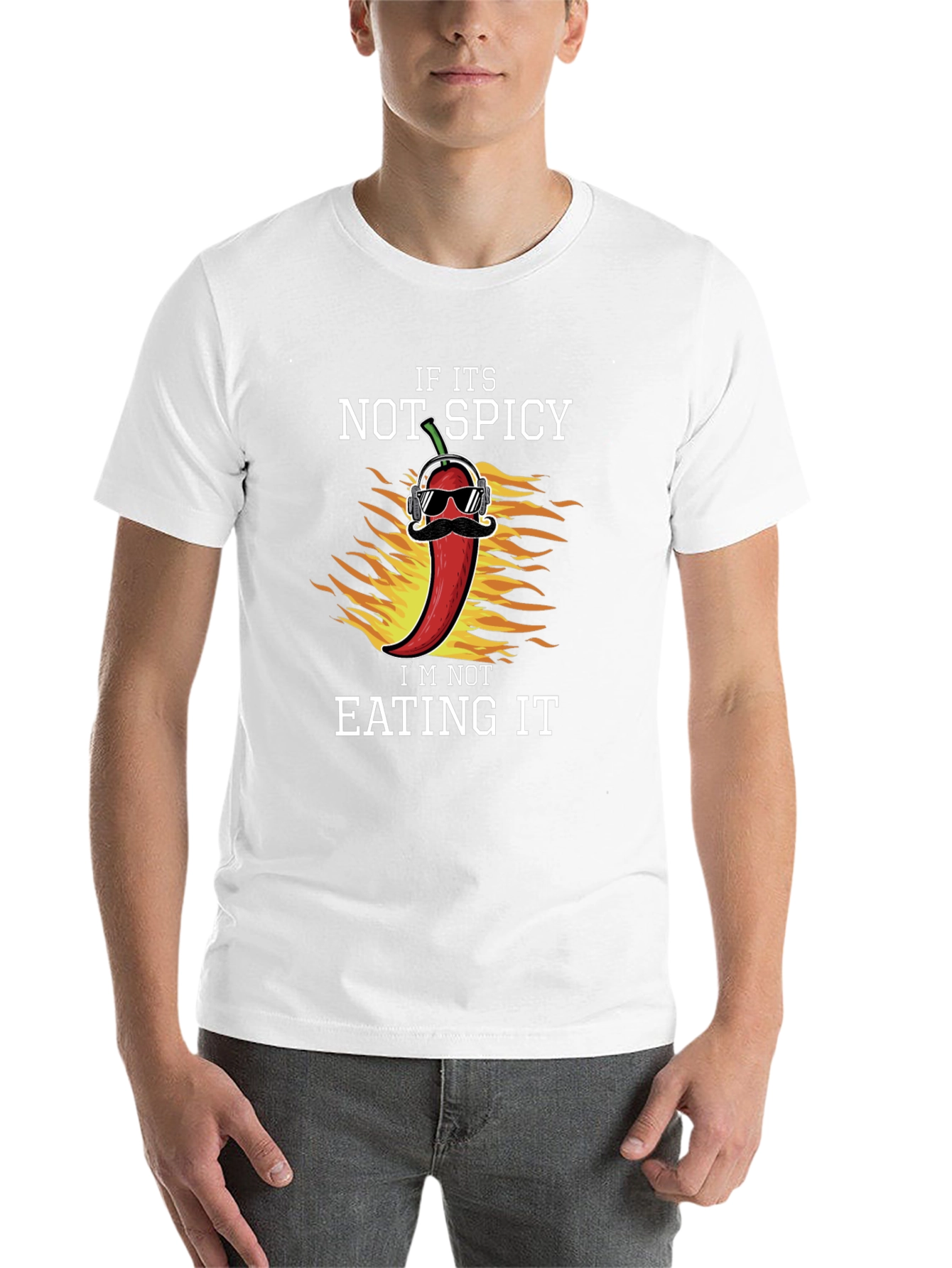 Black If It's Not Spicy T-Shirt view 14