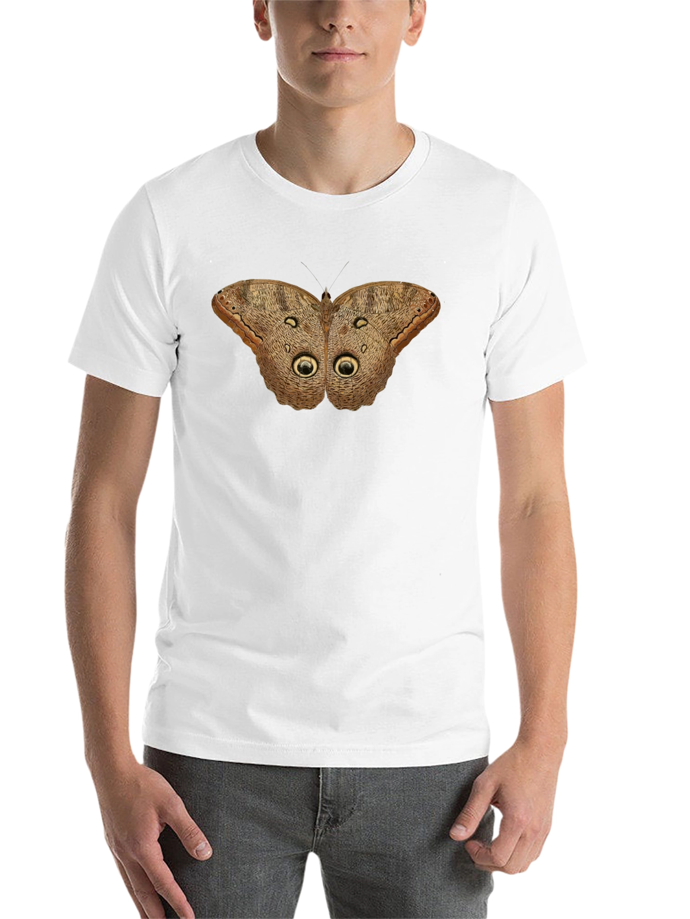 Black Butterfly Graphic Black T-Shirt view 14