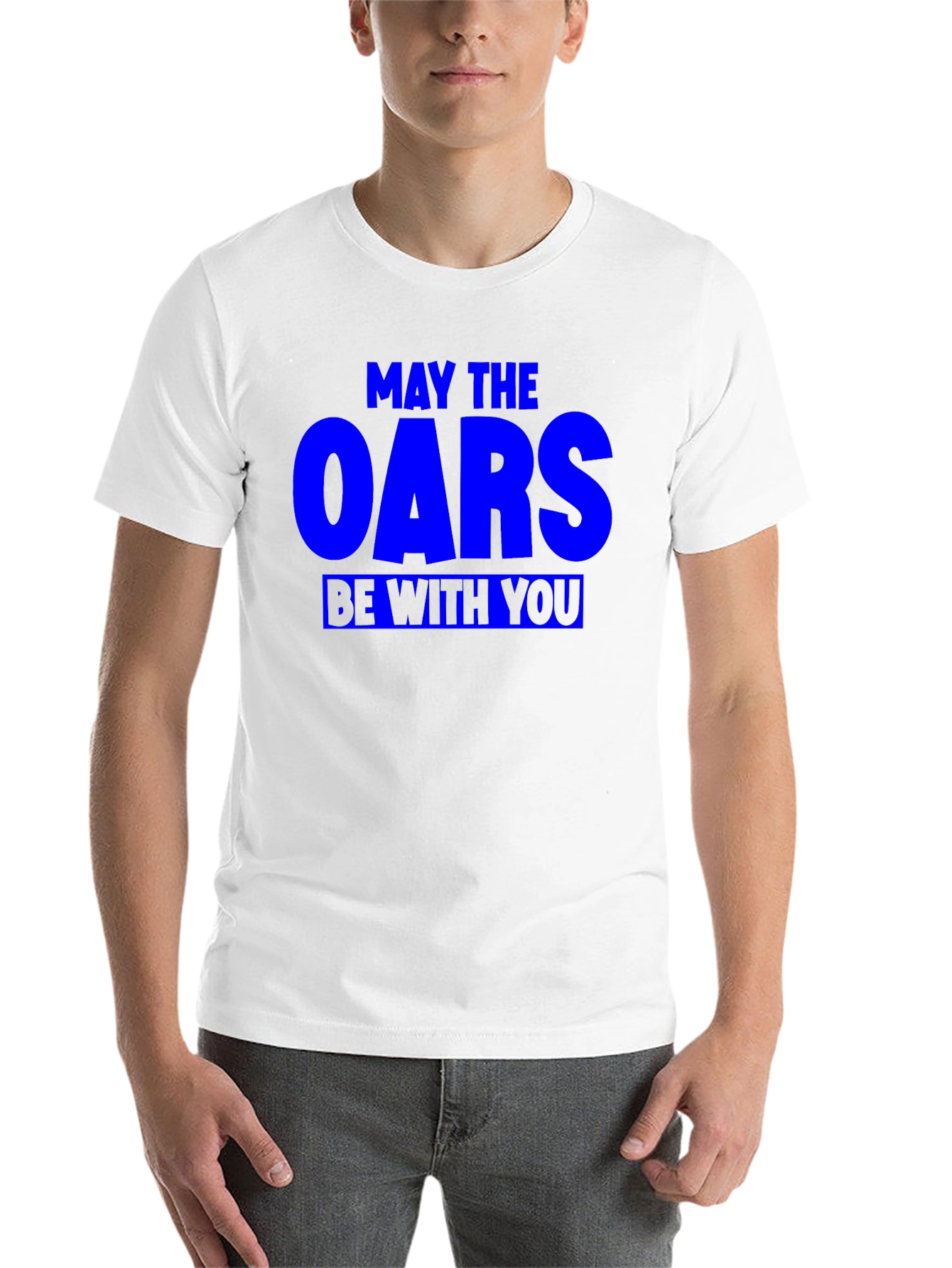 Black May The Oars Be With You Funny Rowing T-Shirt view 14