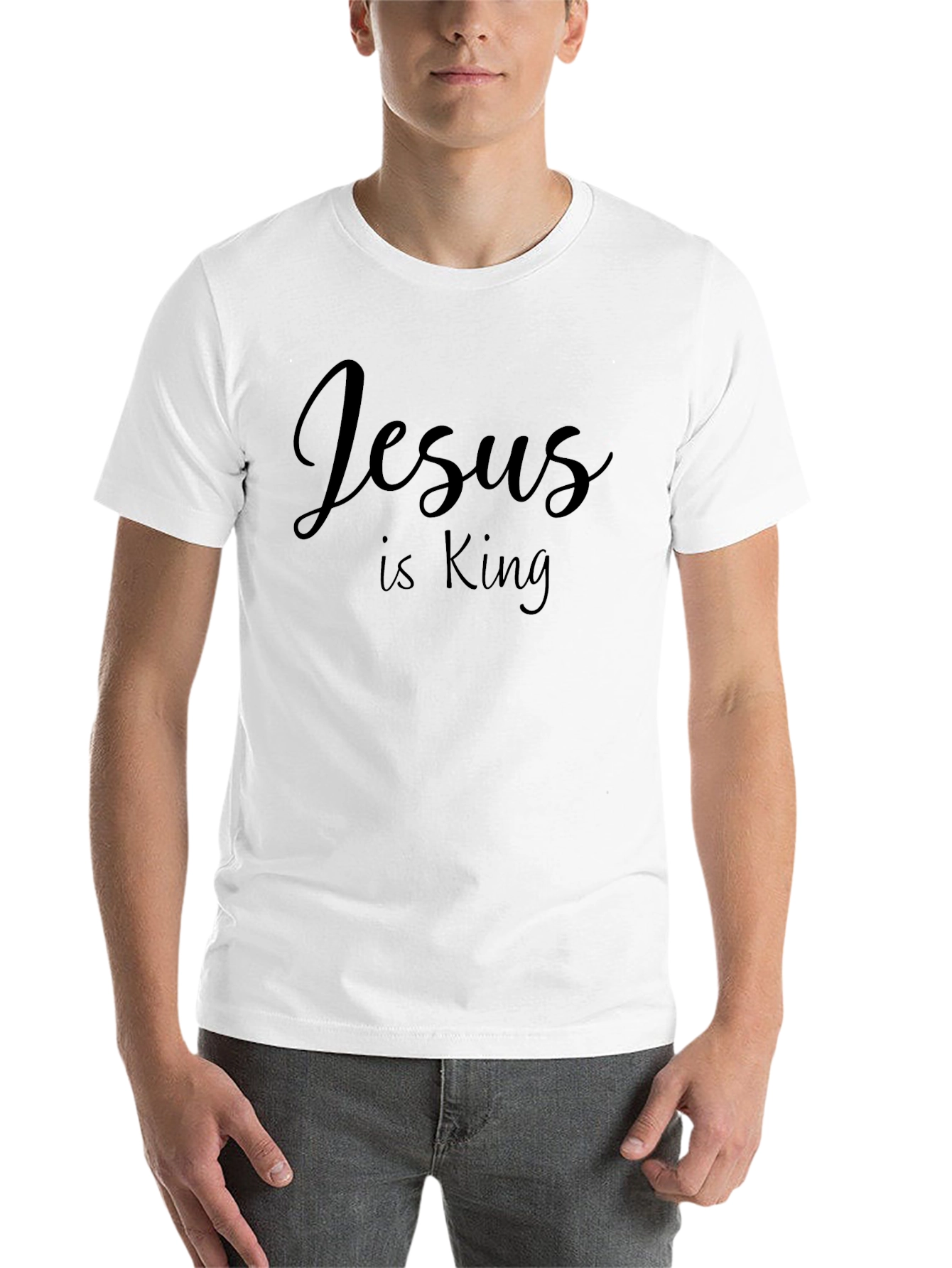Black Jesus is King Black T-Shirt view 14
