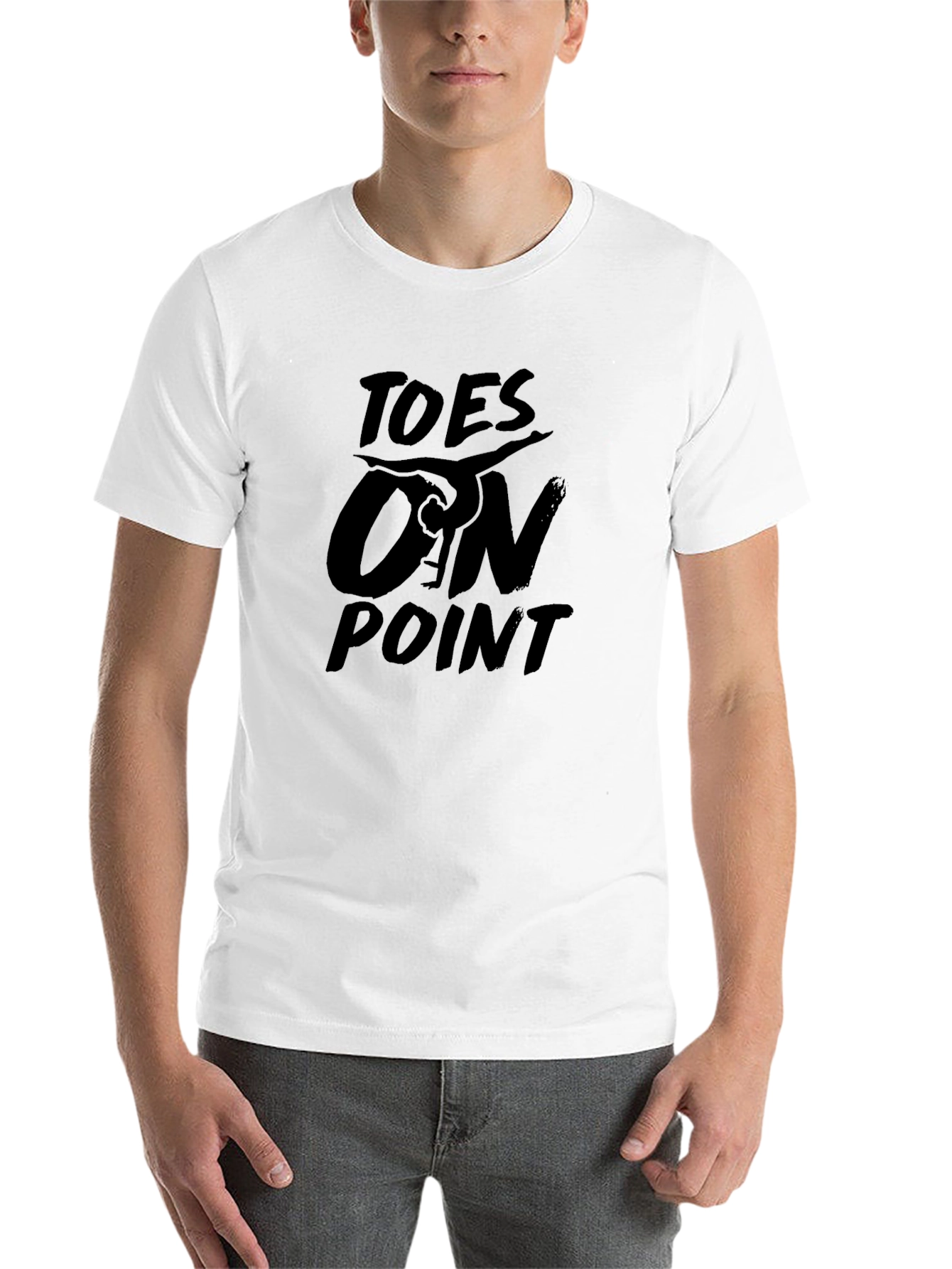 Black Toes On Point Graphic T-Shirt view 14