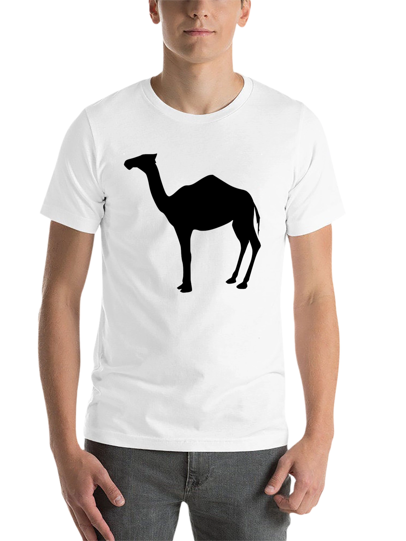 Black Camel Silhouette Graphic Tee - Black view 14