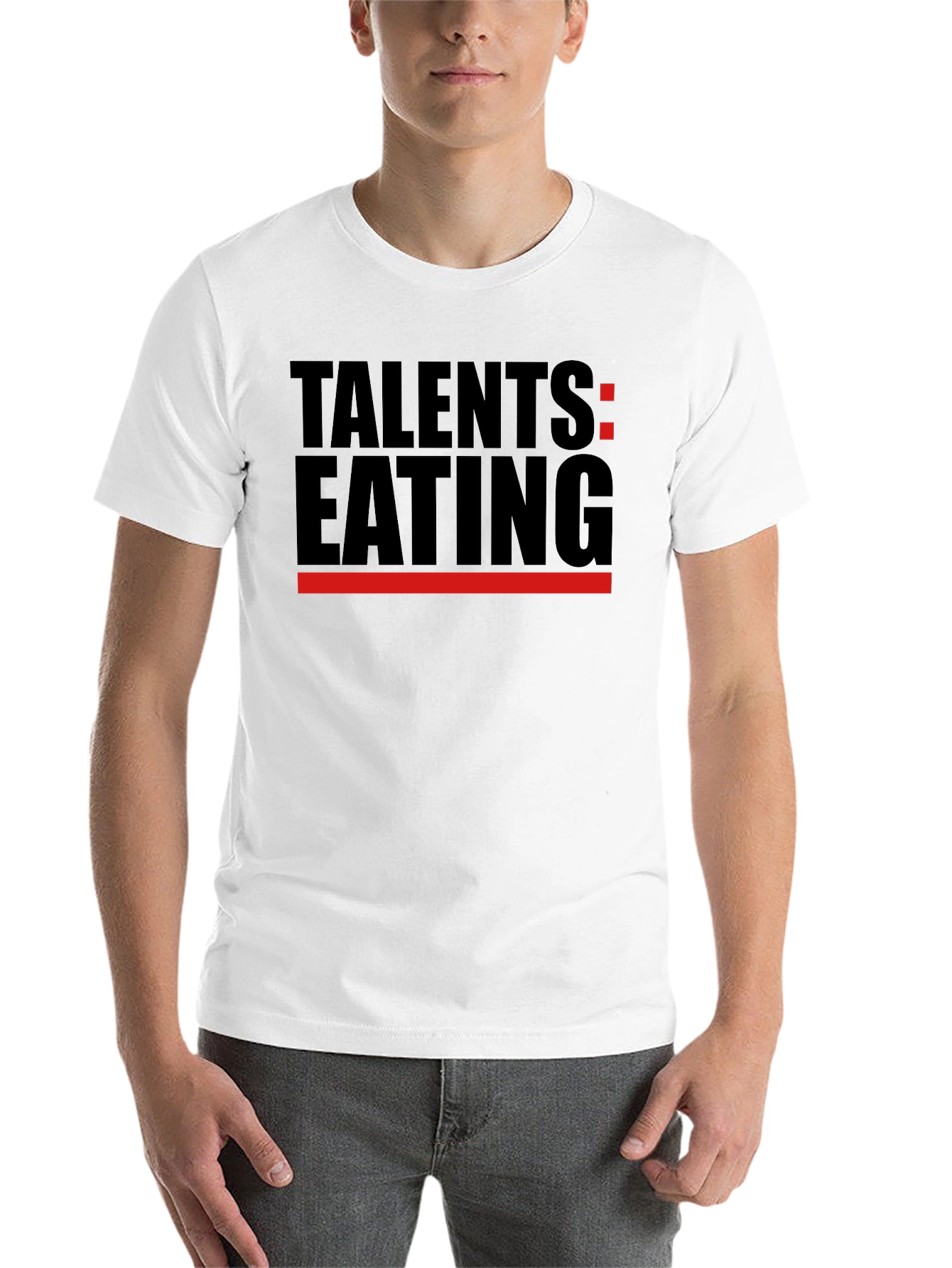 Black Talents Eating Black T-Shirt - Novelty Graphic Tee view 14