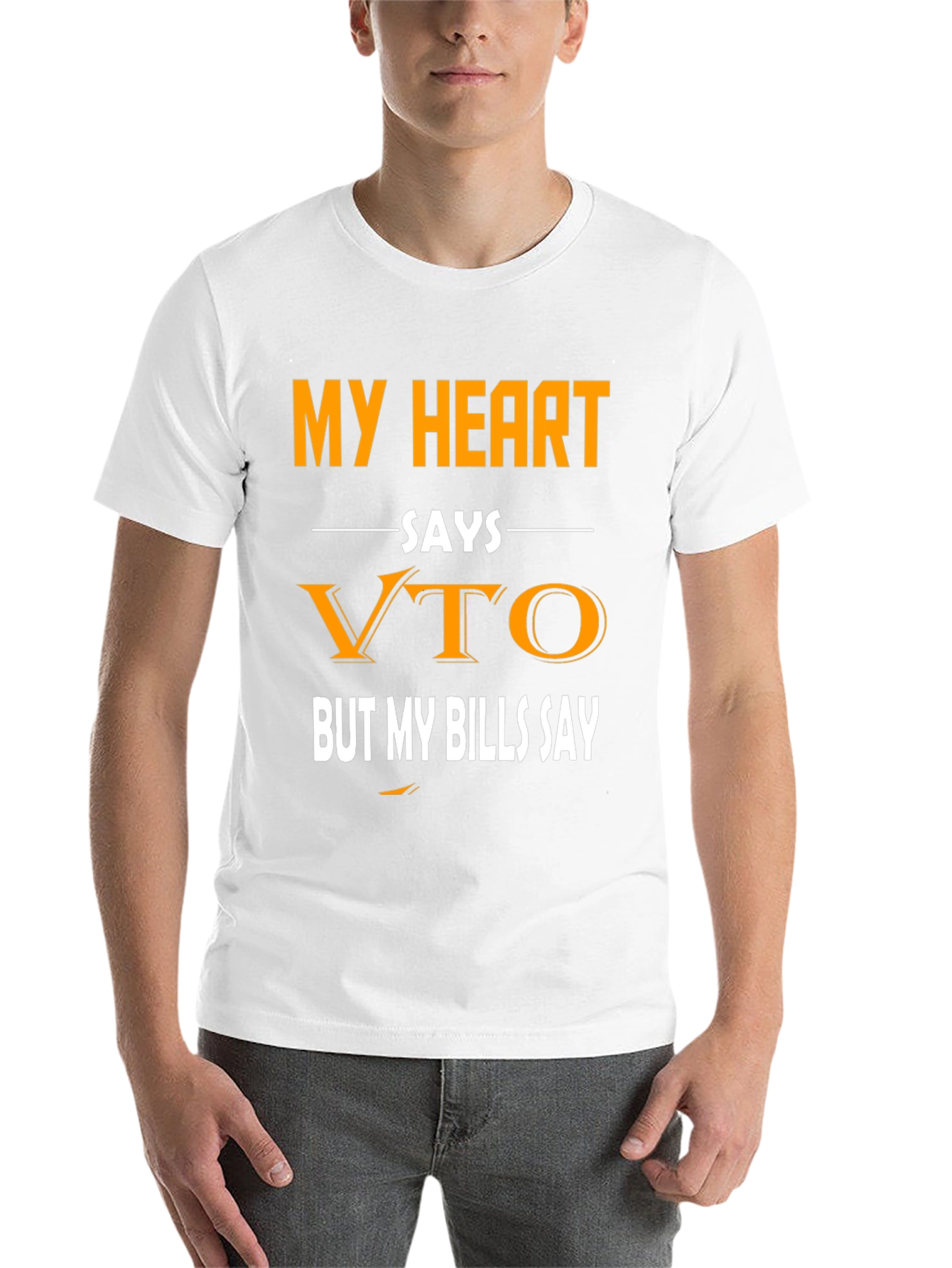 Black Funny VTO Shirt - My Heart Says VTO T-Shirt view 14